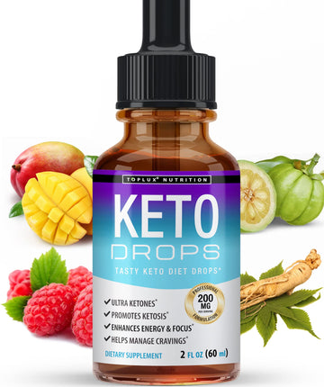 Keto Diet Drops Weight Loss Ketogenic Supplement - Premium Fat Burner Formula Toplux Au supplements