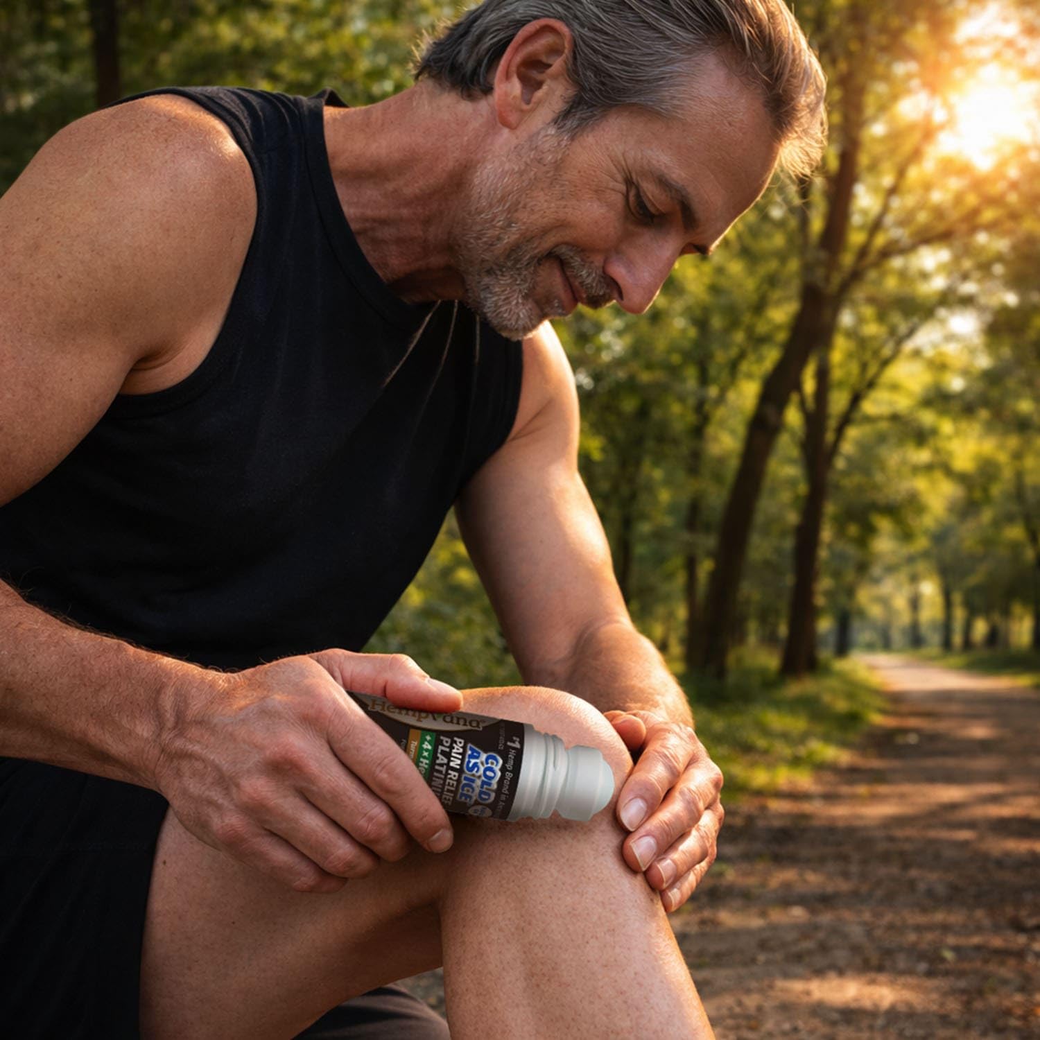 Hempvana Roll On Cold As Ice Platinum Fast Pain Relief for Knees, Neck, Hips, Shoulders, Back + Arthritis Pain Relief w/Hemp Seed Oil, AS SEEN ON TV, Cooling Menthol Hempvana Au supplements