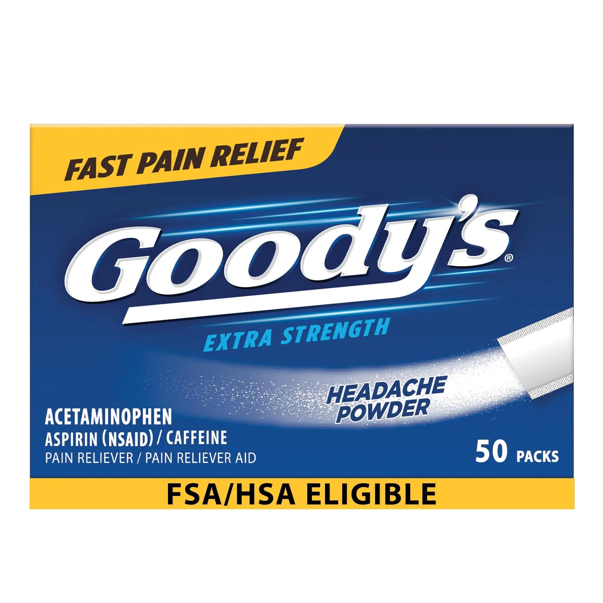 Goody's Pain Relief Powders, Extra Strength Headache Powder, 50 ct (Pack of 1) Goody's Au supplements