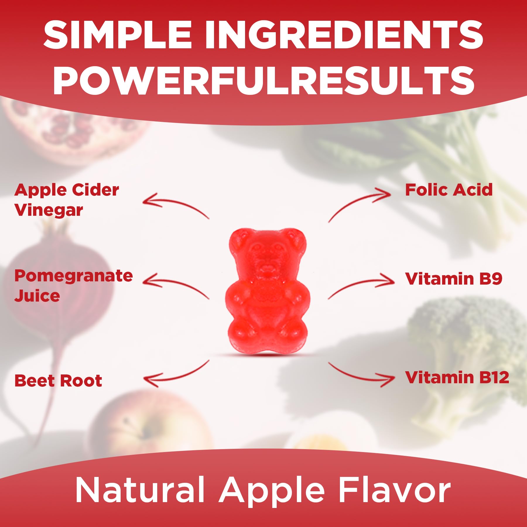 Feelherbs Metabolism Gummies for Women and Men Digestion & Energy, 60 Count Apple Cider Vinegar Gummies with Vitamin B12 & Beet Root, Chewable Keto ACV Vitamin for Metabolism & Detox Cleanse Feelherbs Au supplements