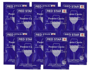 Red Star Premier Cuvee Yeast 10 Packets Red Star Au supplements