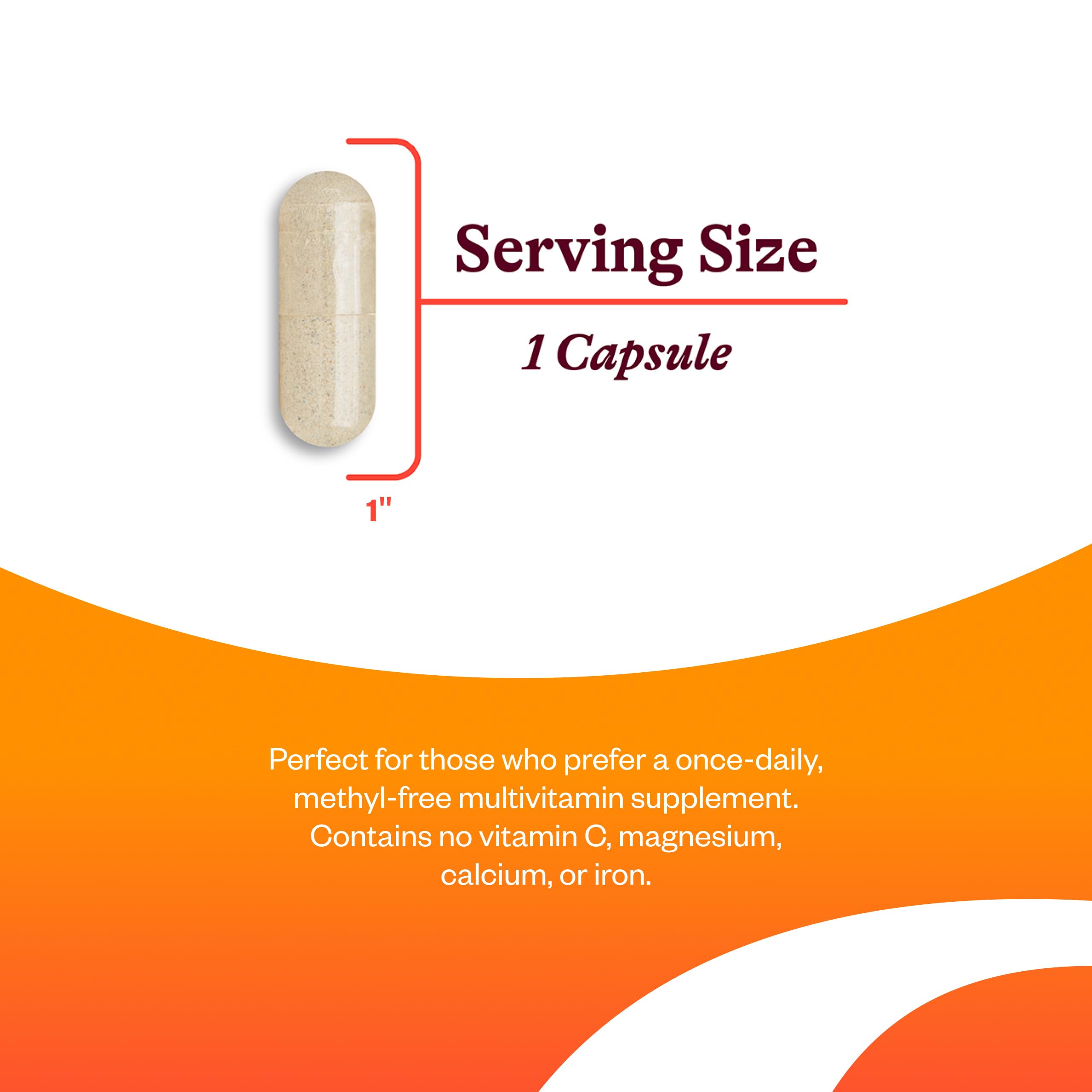 Seeking Health Multivitamin One MF - MTHFR Support Supplement with Calcium Folinate & Vitamin B12 - Easy-to-Digest - Methyl-Free Vegetarian Capsule - 45 Veggie Capsules Seeking Health Au supplements