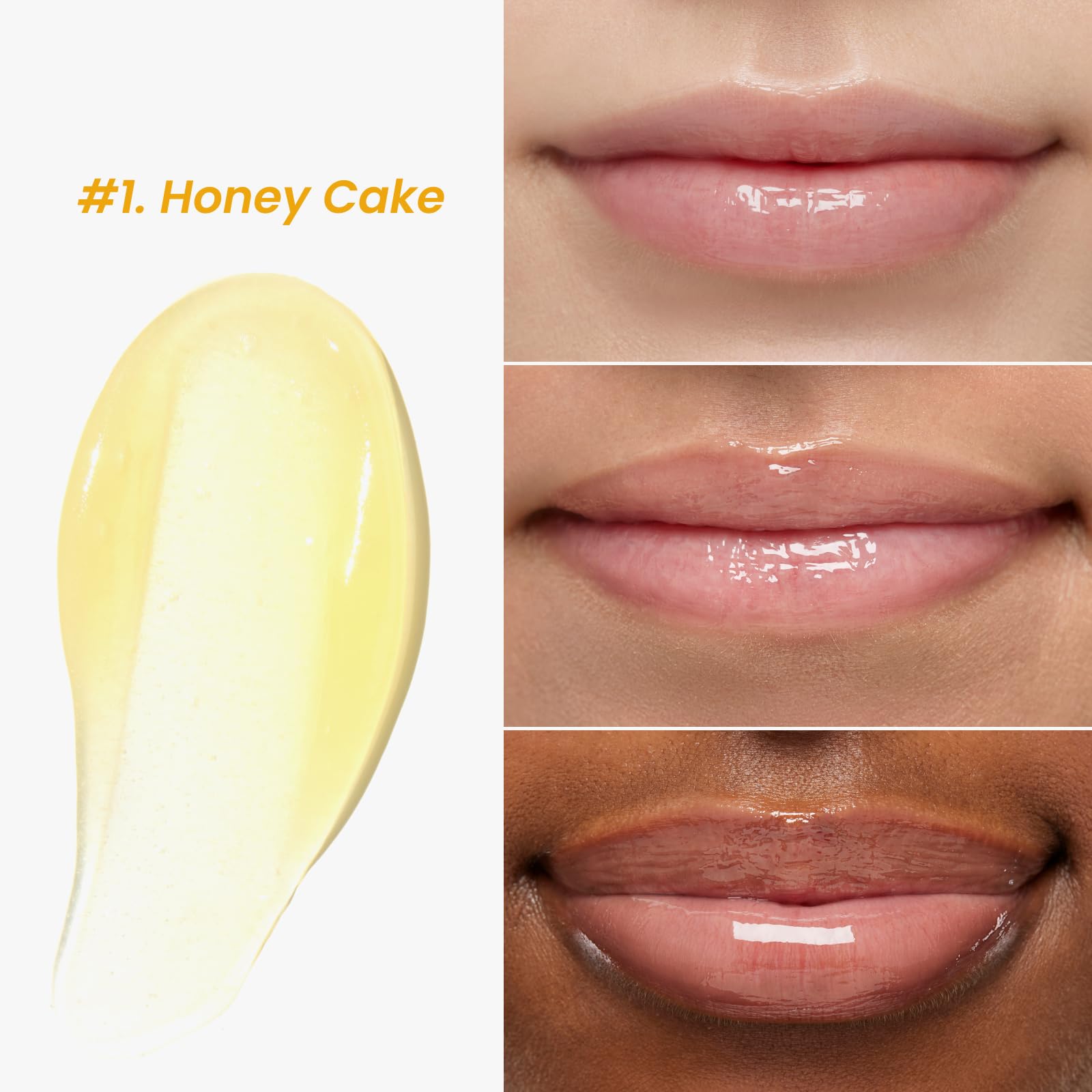CNP Propolis Jelly Lipcerin™ - 01 Honey Cake, Hydrating Lip Balm & Gloss with Manuka Honey + Hyaluronic Acid, Stocking Stuffers, Gifts for Women, 0.3 fl.oz. CNP Au supplements