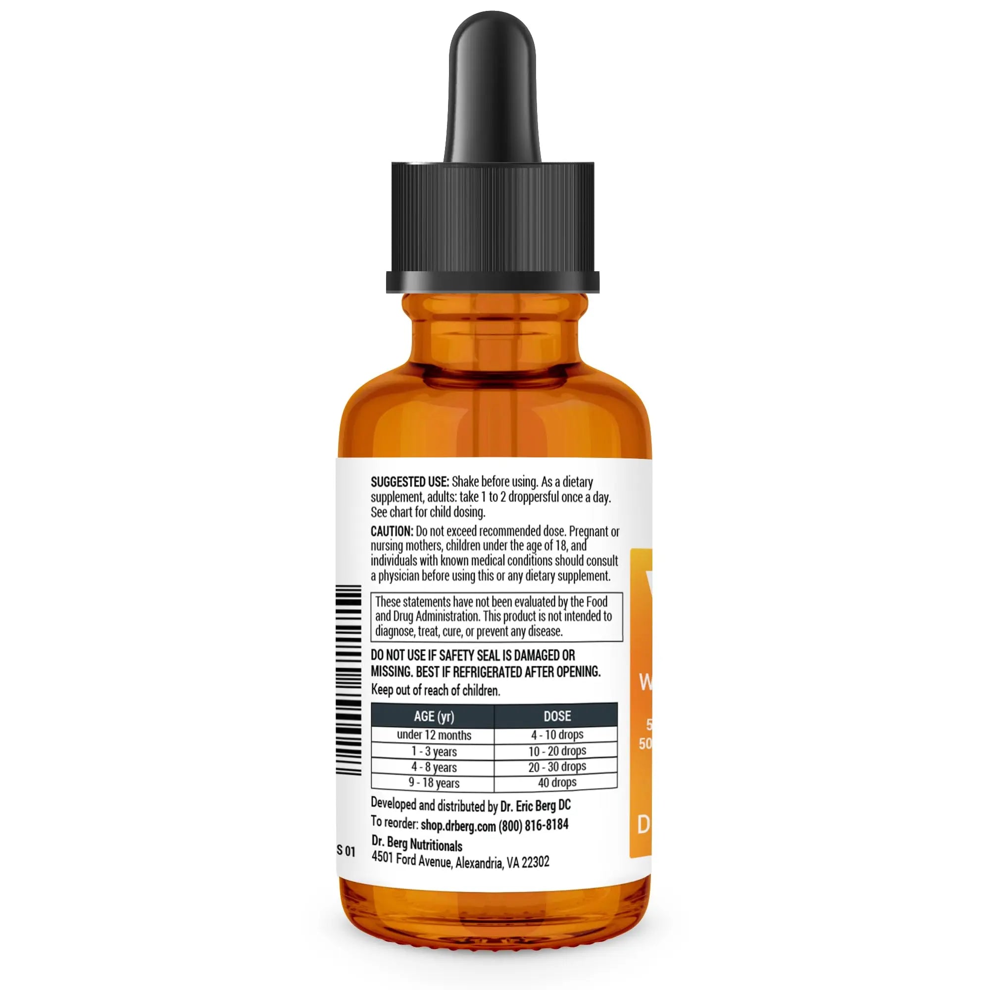 Dr. Berg Liquid Vitamin D3 & K2 Supplement - For Bone, Teeth, Mood & Immune Health Dr. Berg Nutritionals Au supplements