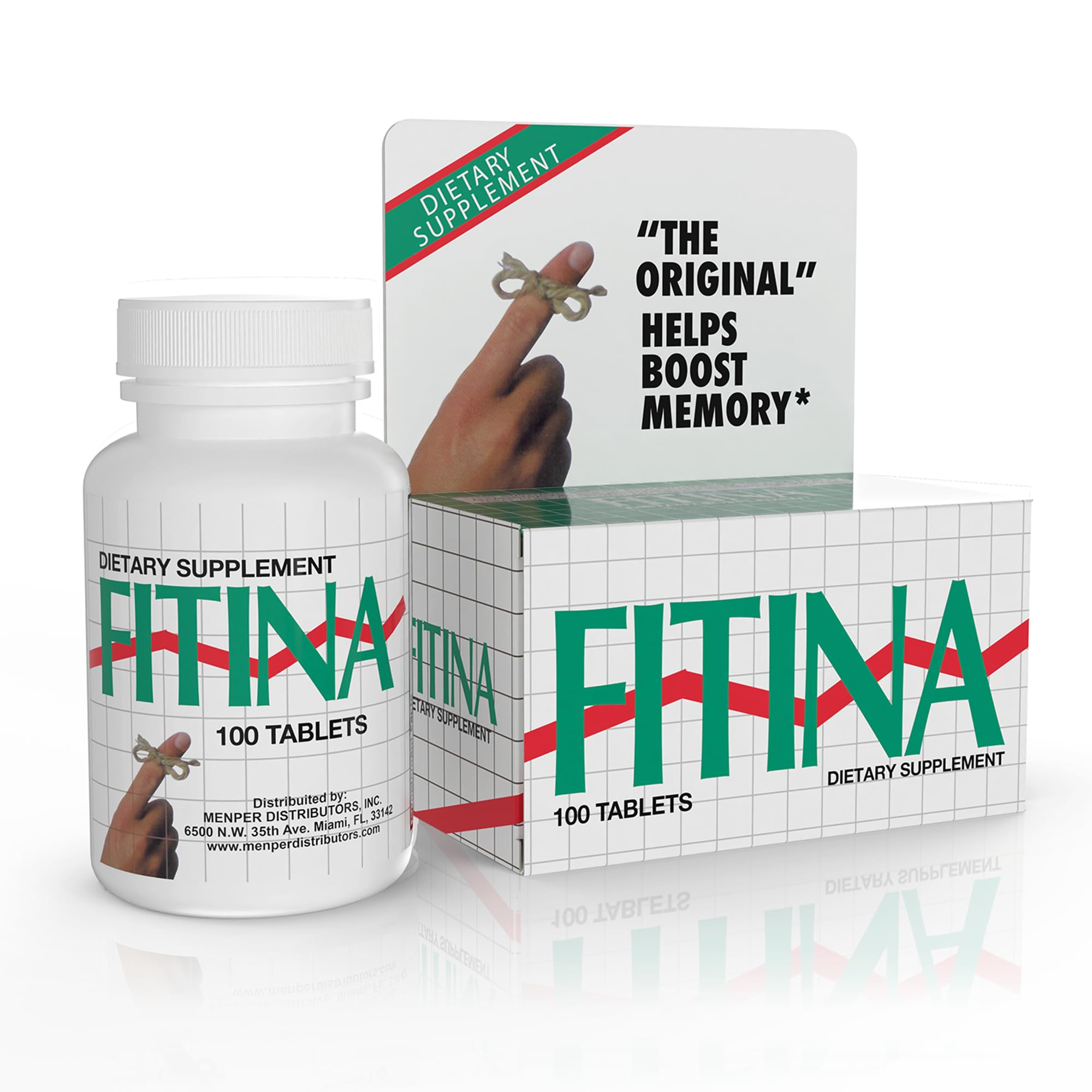 FITINA Brain Supplement with Vitamin B6 & Thiamine for Memory, Focus and Cognitive Support | High-Dose B Vitamins for Nervous System Brain Health, Daily Formula for Adults, 100 Tablets (1-Pack) Fitina Au supplements
