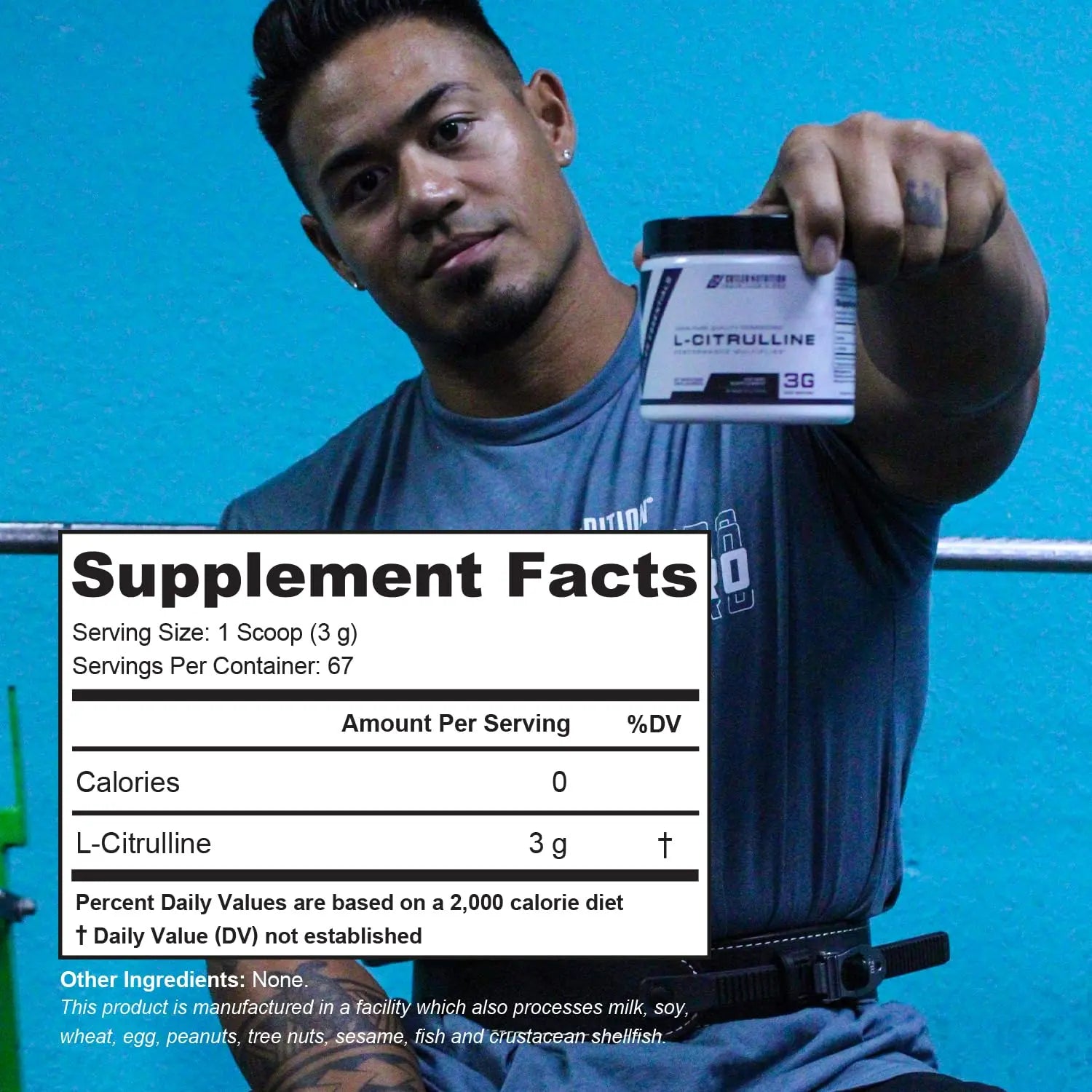Cutler Nutrition Jay Essentials 100% Pure L-Citrulline Powder Unflavored 3g Per Serving Cutler Nutrition Au supplements
