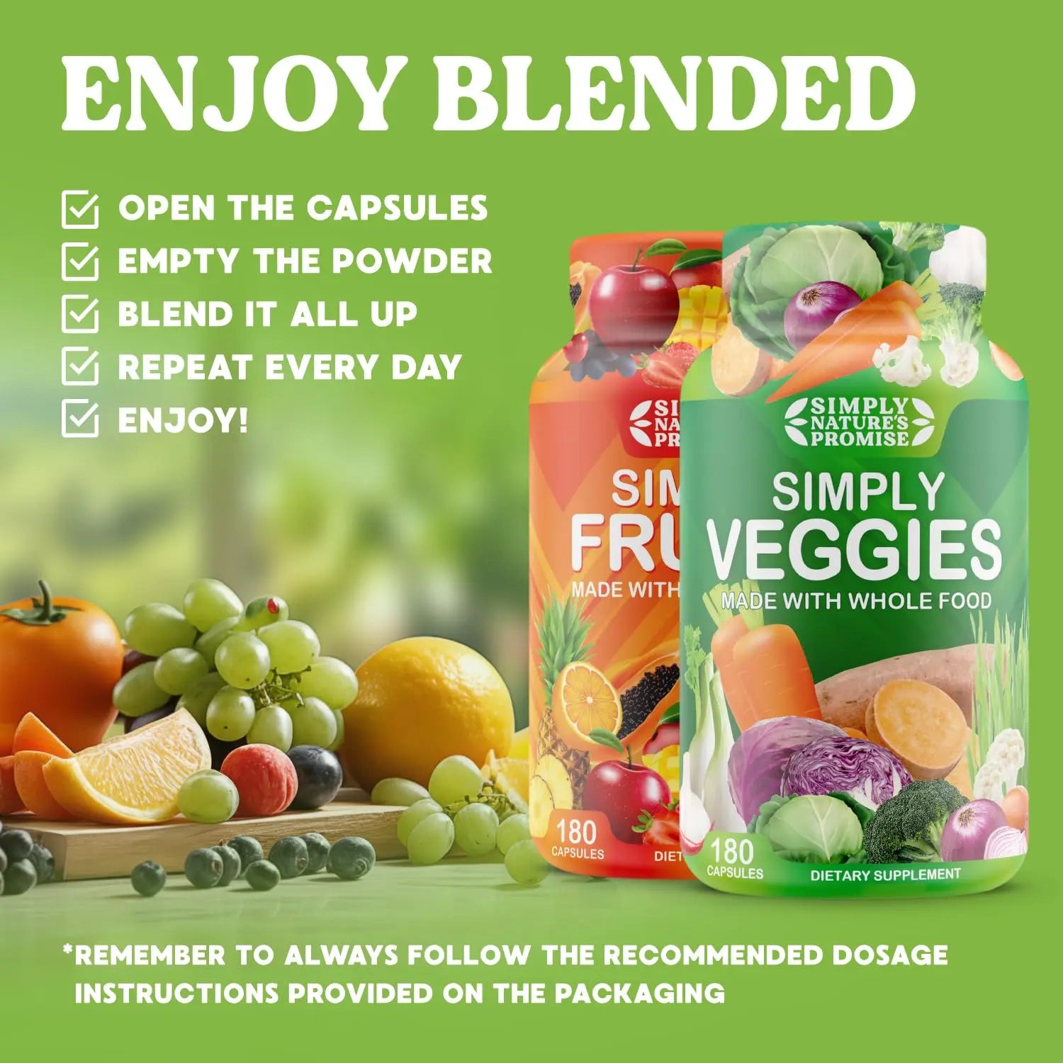 Simply Nature's Promise - Packed with Over 40 Different Fruits & Vegetables Simply Nature's Promise Au supplements