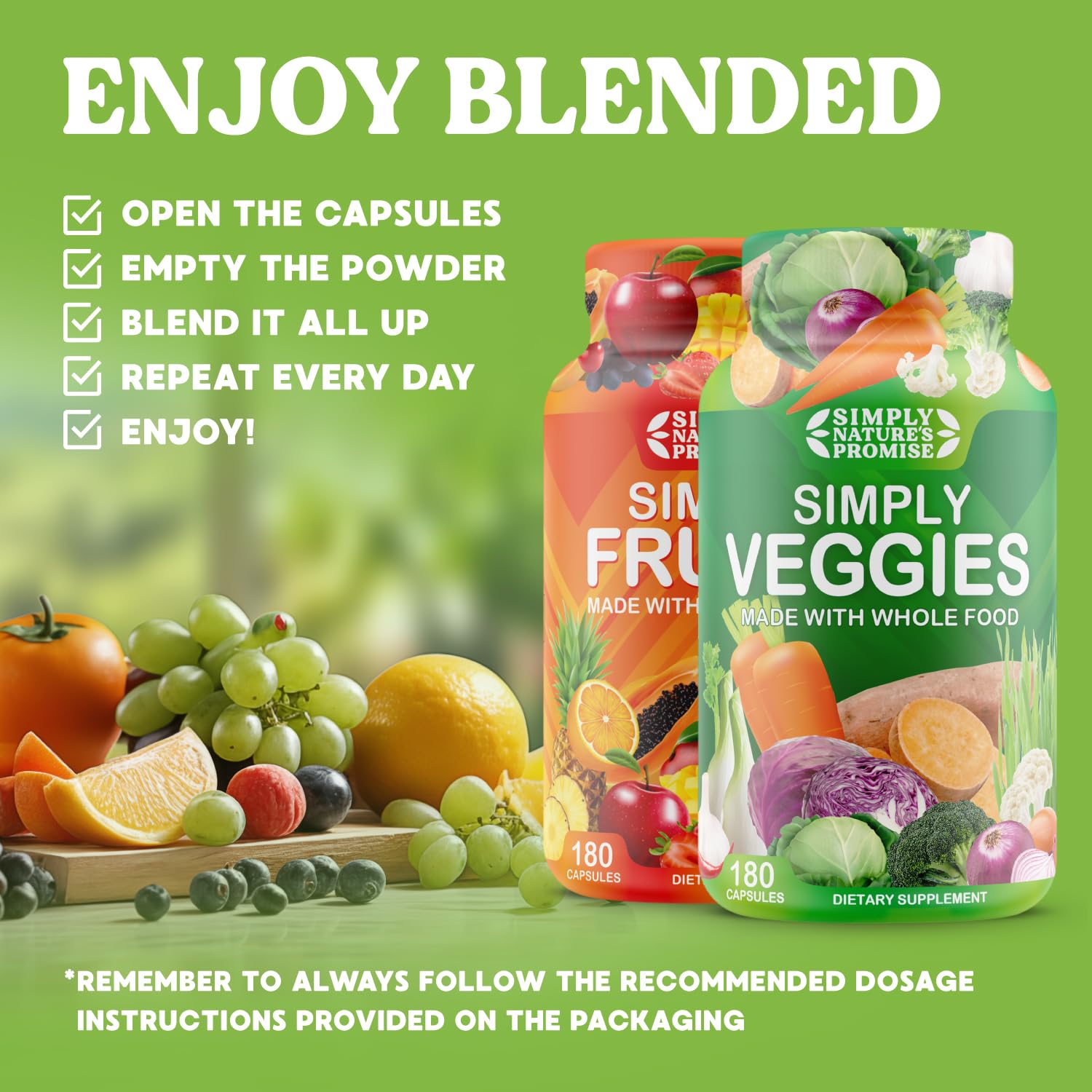 Simply Nature's Promise - Packed with Over 40 Different Fruits & Vegetables Simply Nature's Promise Au supplements