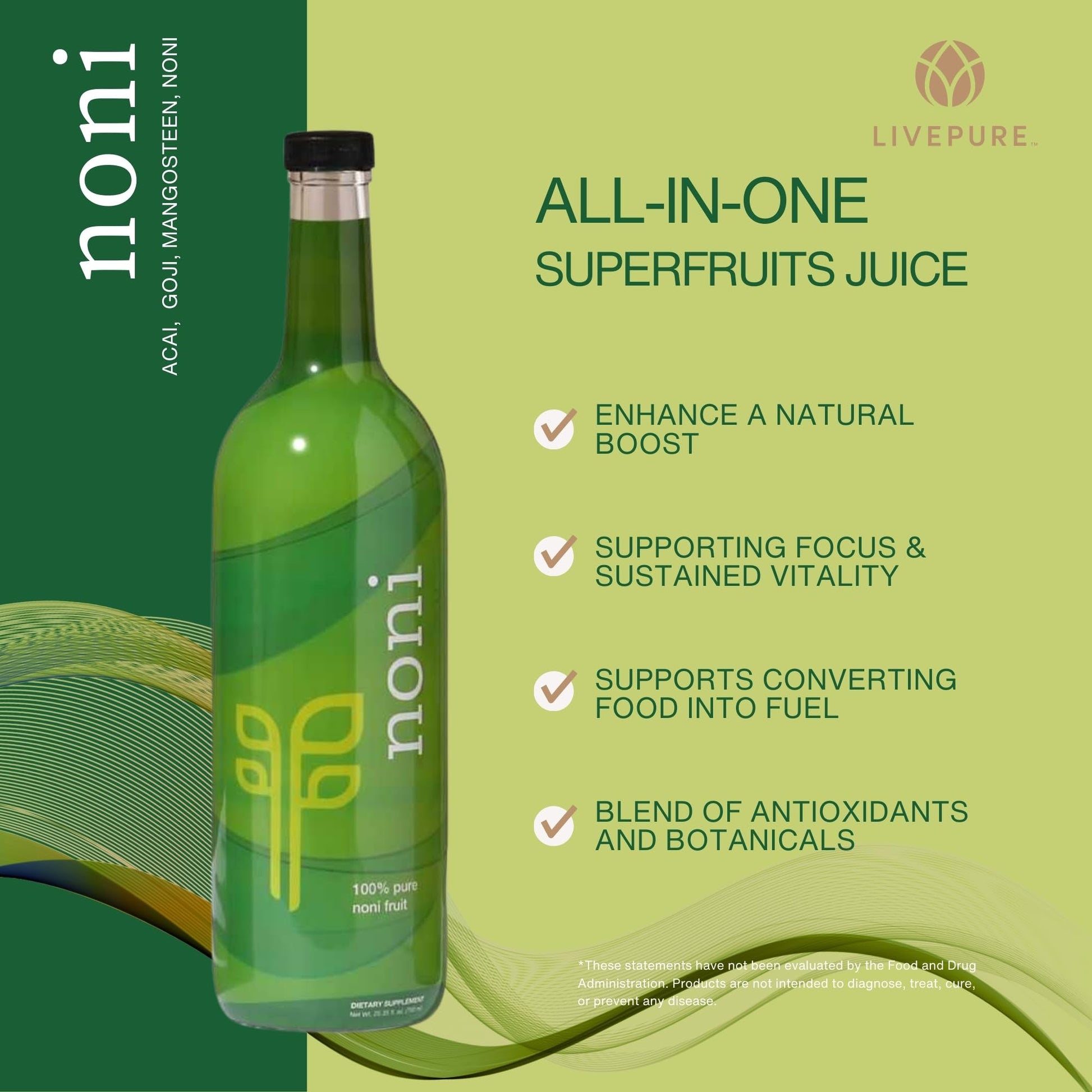 PURE Noni (750ml) - Tropical Tradition for Immune Support and Healthy Living Morinda Citrifolia - No Additives, No Fillers. Unleash The Antioxidant Power, Minerals, and Vitamins of Noni. PURE Au supplements