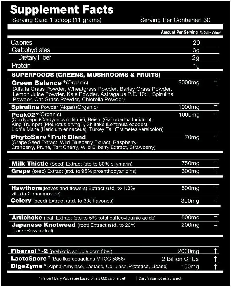 Performax Labs PhytoactivMax Active Greens Powder Wellness and Performance Matrix | Phytonutrients – Overall Health | 30 Servings (Strawberry Pineapple) Performax Labs Au supplements
