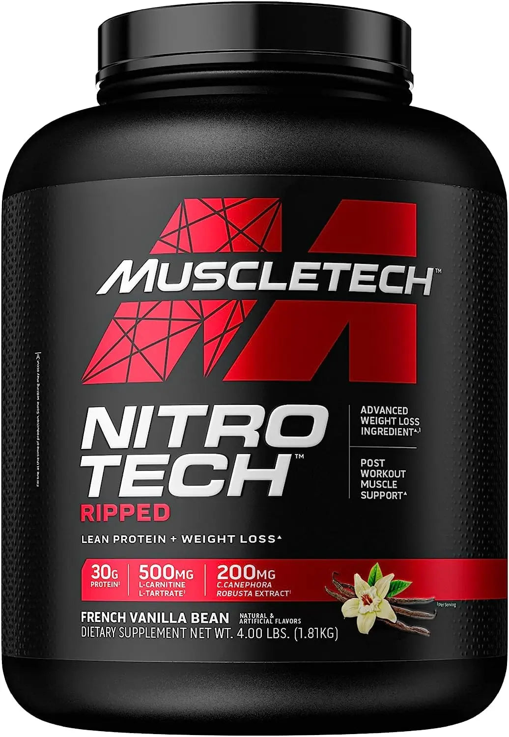 MuscleTech Nitro-Tech Ripped | Lean Whey Protein Powder/Isolate & Platinum Multivitamin MuscleTech Au supplements