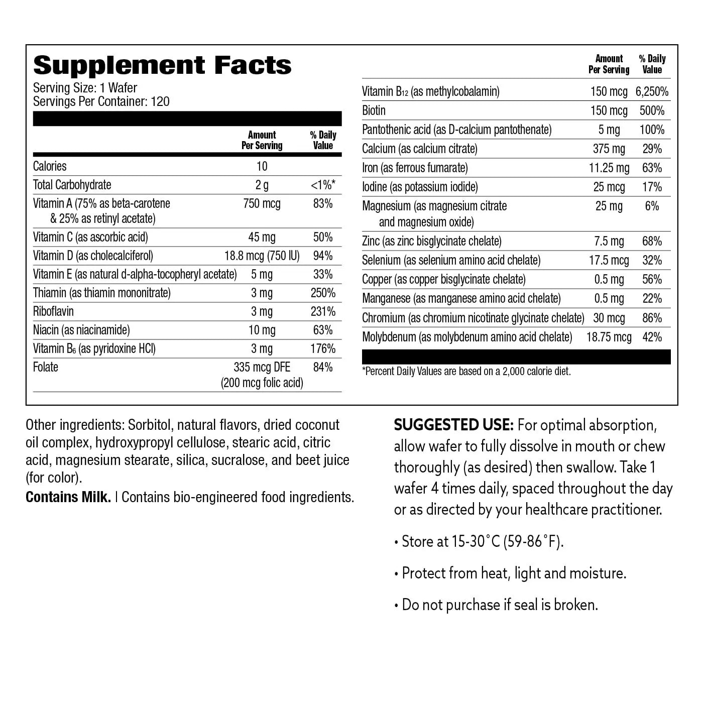 Bariatric Choice All-in-One Chewable Bariatric MultiVitamin with Iron & Calcium Citrate, Very Berry (120ct) Bariatric Choice Au supplements