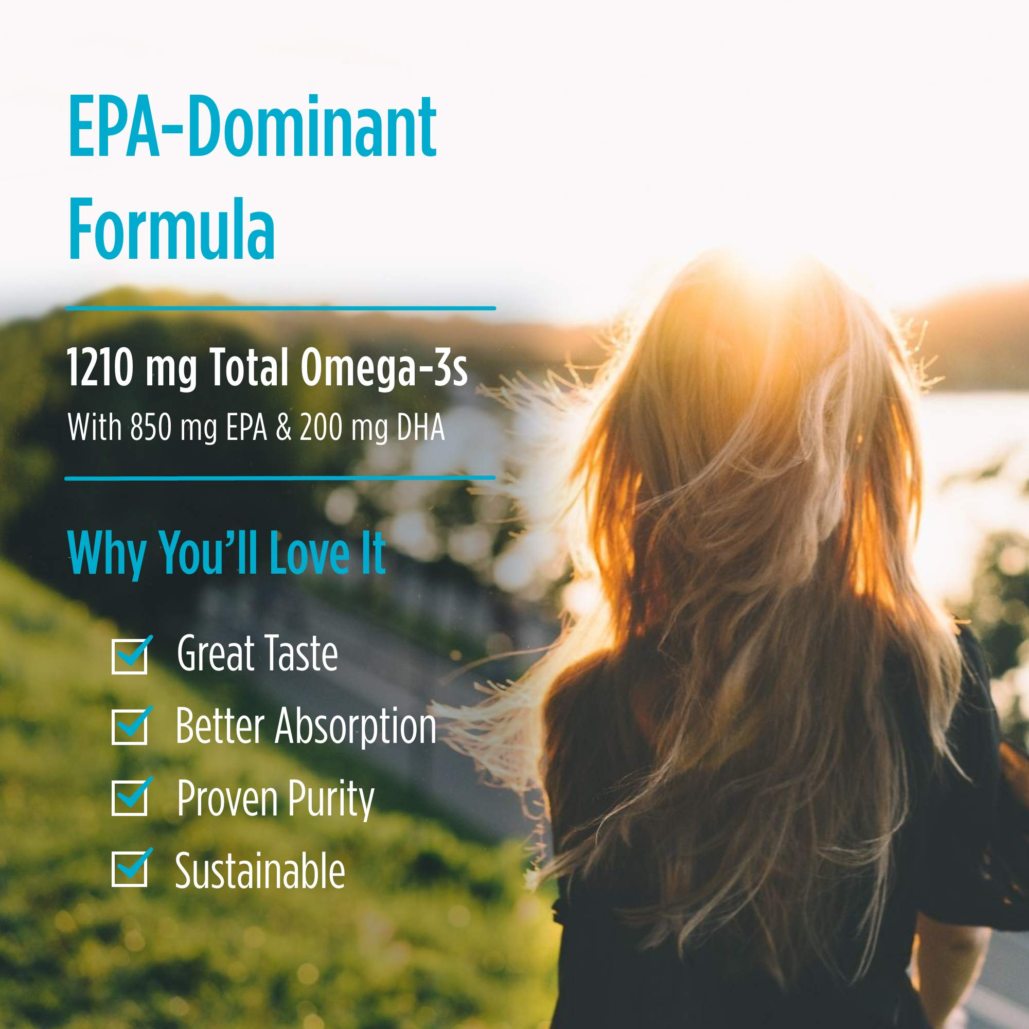 Nordic Naturals EPA, Lemon - 60 Soft Gels - 1210 mg Omega-3 - High-Intensity EPA Formula for Positive Mood, Heart Health & Healthy Immunity - 30 Servings Nordic Naturals Au supplements