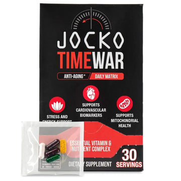 Jocko Fuel TIME WAR - Multivitamin for Men & Women. NAD Supplement for Healthy Aging, Heart, Bone, & Eye Health. Essential Vitamins and Minerals Jocko Fuel Au supplements