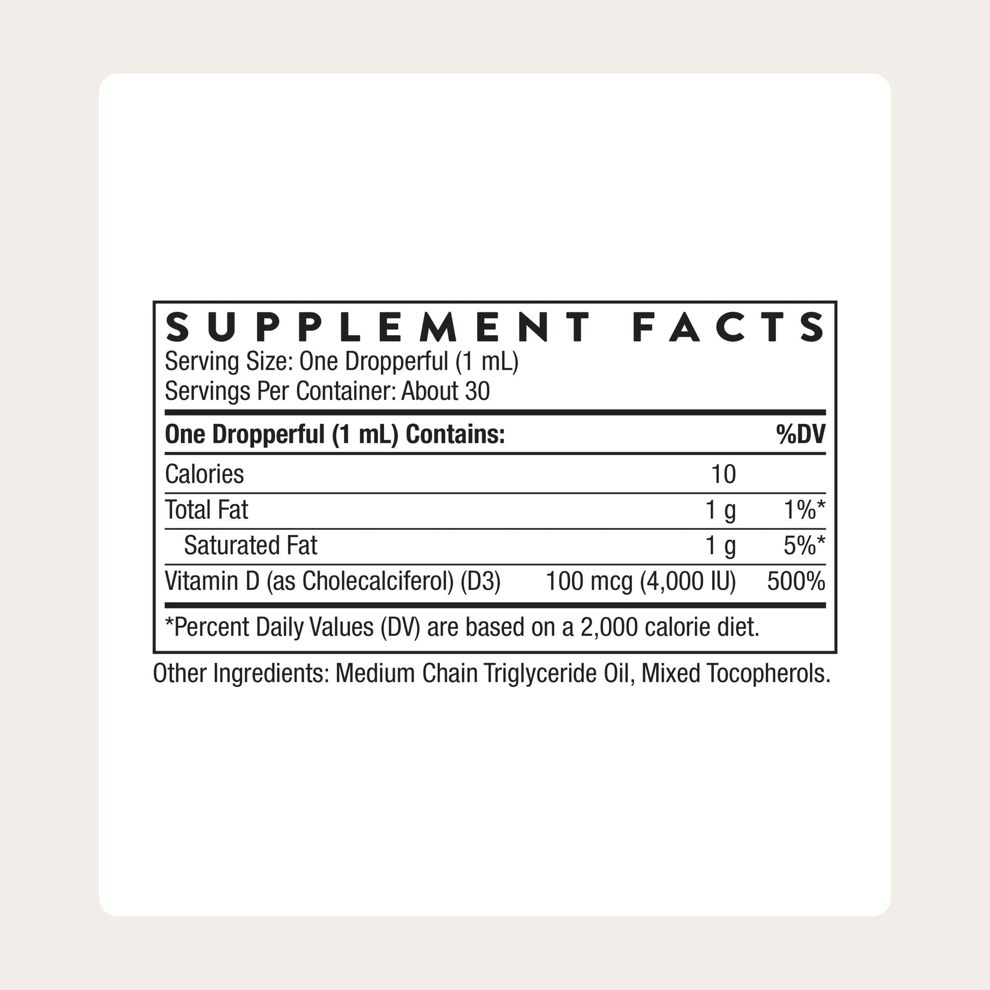 THORNE - Vitamin D3 with a Metered Dispenser - Liquid Vitamin D Vegan Supplement - Supports Healthy Bones, Teeth, Muscles, Cardiovascular & Immune Function* - 4,000 IU - 1 Fl Oz (30 mL) - 30 Servings THORNE Au supplements