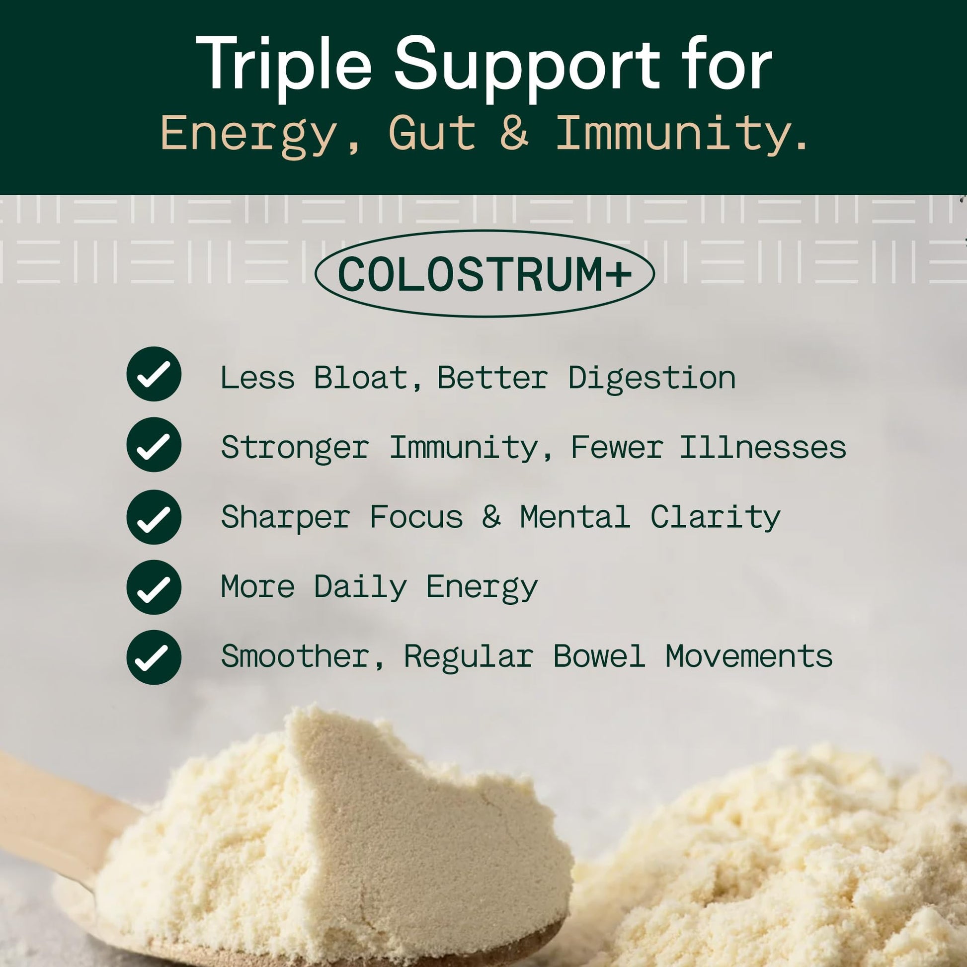Adapt Naturals Colostrum Supplement with Lactoferrin & Beta-Glucan, Bio-Avail Grass Fed Bovine Colostrum Powder for Gut Health, Immune Support & Vitality | Non-GMO, 2500mg, Unflavored - 30 Days Supply ADAPT NATURALS BY CHRIS KRESSER Au supplements