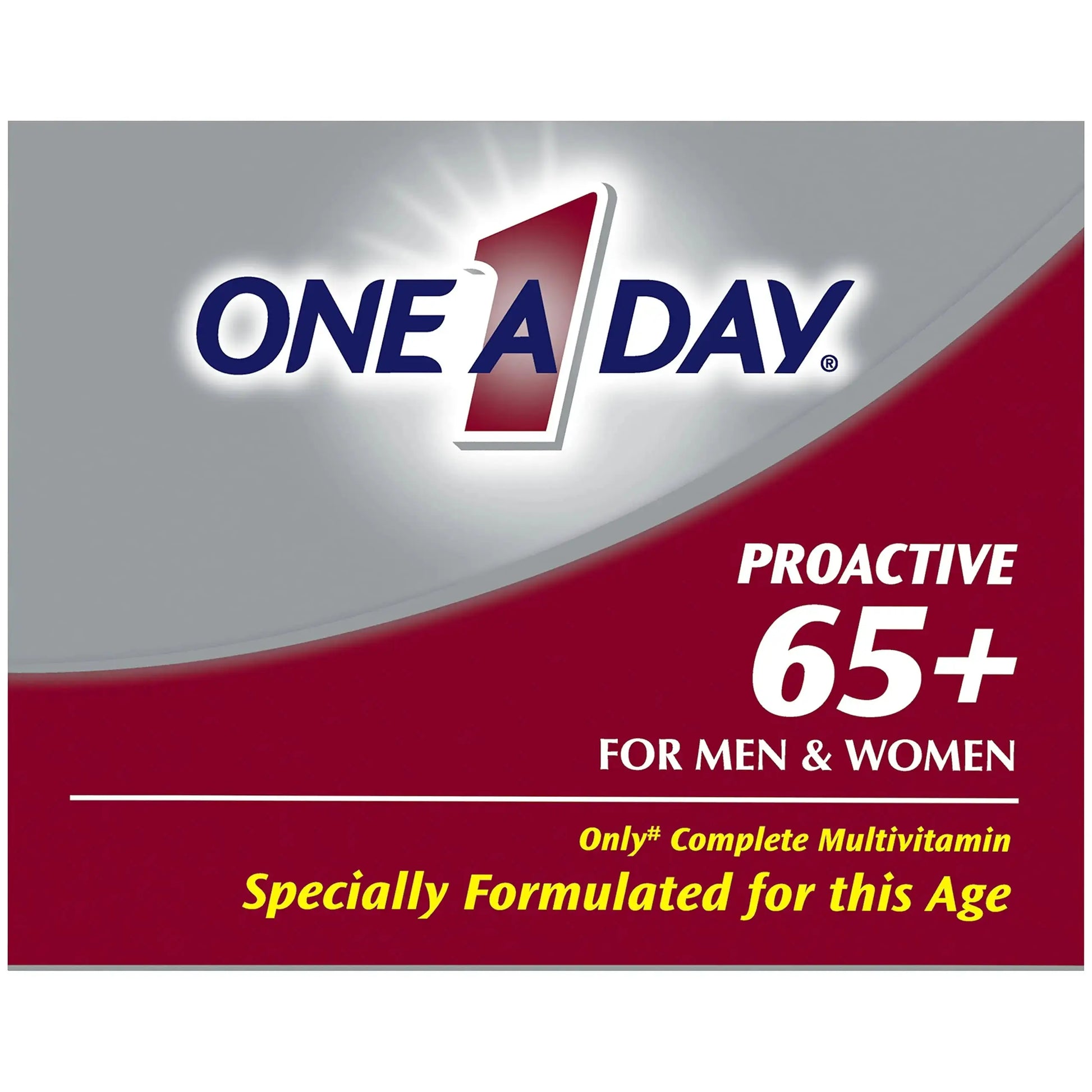 ONE A DAY Proactive 65+, Mens & Womens Multivitamin, Supplement with Vitamin A, Vitamin C, Vitamin D, and Zinc for Immune Health Support ONE A DAY Au supplements