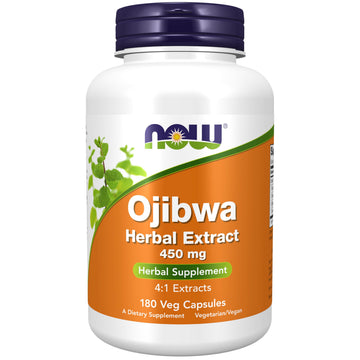 NOW Supplements, Ojibwa Herbal Extract 450 mg, Concentrated Blend , Alcohol-fFree, 4:1 Herbal Extracts, 180 Veg Capsules NOW Foods Au supplements