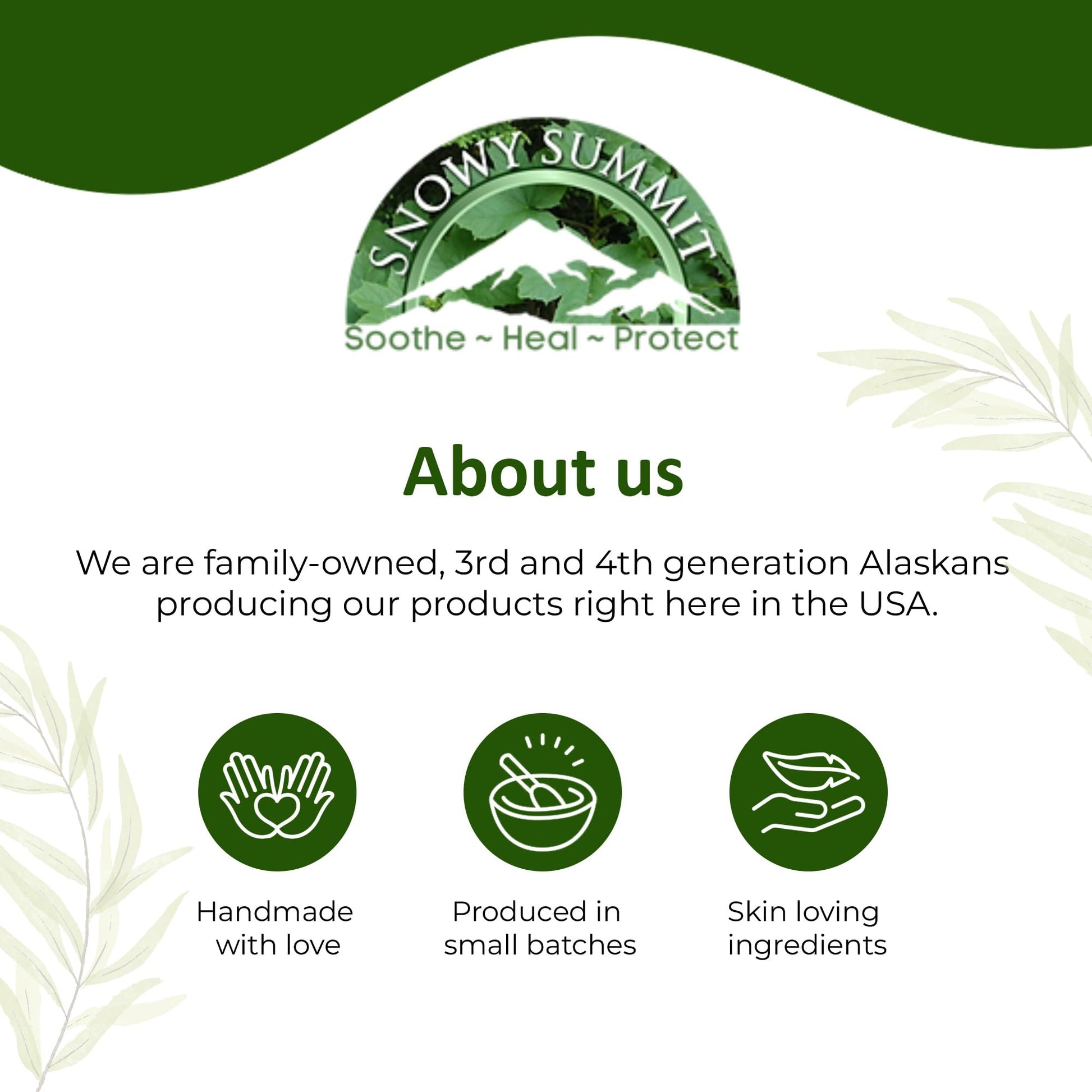 Snowy Summit Alaska Rainforest Salve - Herbal Salve for Dry Skin & Joint Relief - Natural Super Salve for Soothing Skin with Gentle Aroma - Body & Hand Salve - Muscle Rub with Alaskan Devil’s Club Oil Snowy Summit Au supplements