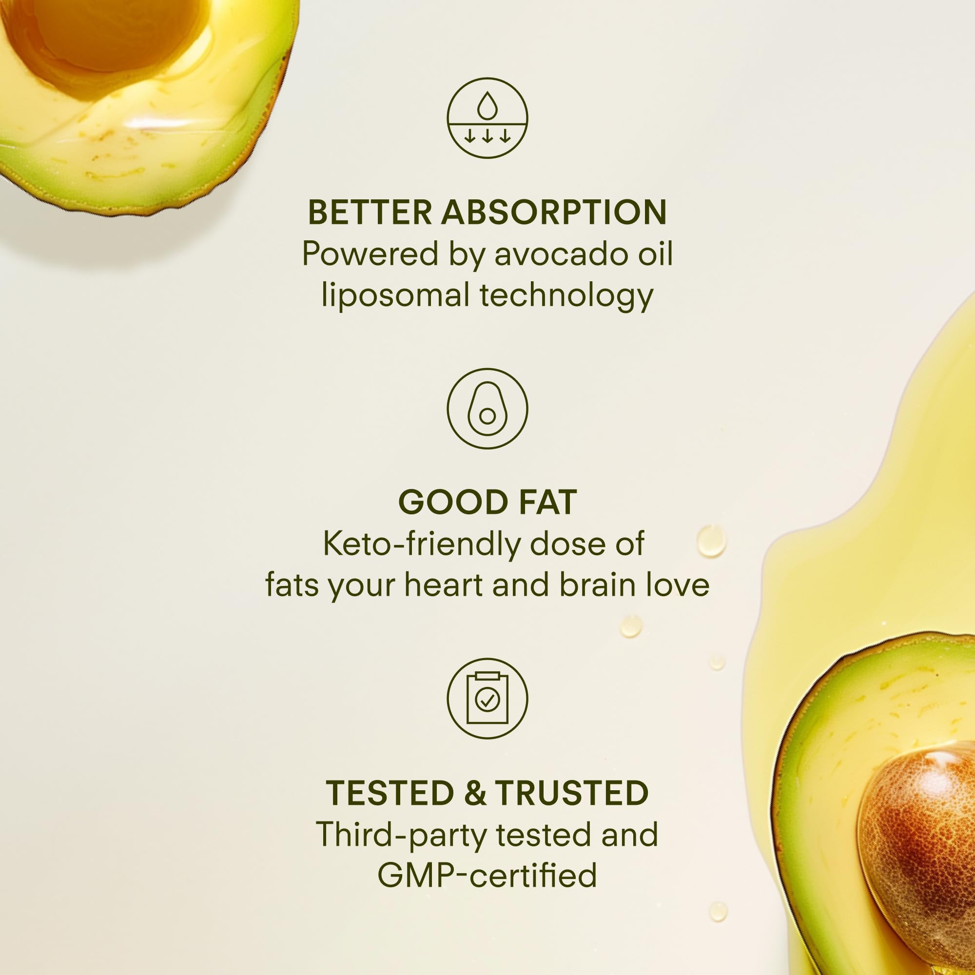 Sunny Within - Brain Health Supplement - Magnesium L-Threonate from Magtein®, Lion’s Mane, Alpha GPC, L-Theanine, ALA & Avocado Oil - Focus, Mood & Memory Support* - 30 Daily Vegan Pouches Sunny Within Au supplements
