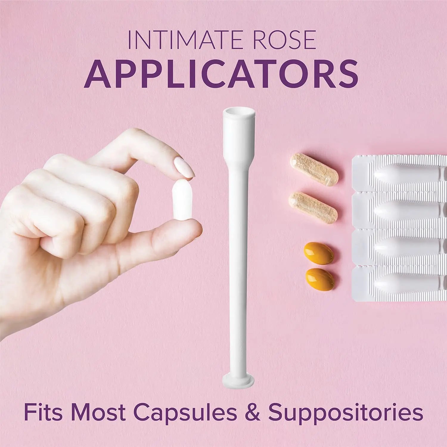 Intimate Rose 30 Count Vaginal Suppository Applicators, Individually Wrapped, Disposable Applicator Intimate Rose Au supplements