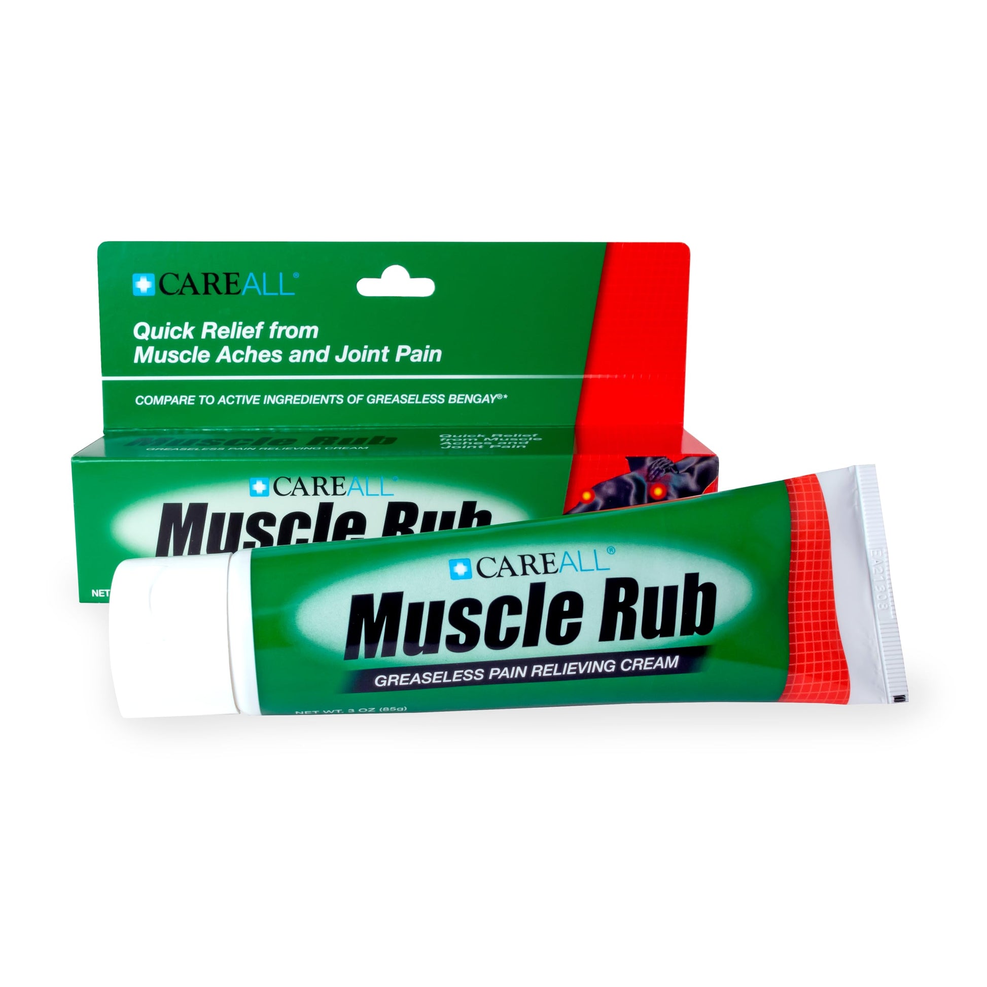 CareAll Muscle Rub Non-Greasy Cream 3.0 oz. Ultra Strength. Relief from Minor Aches and Pains in Muscles and Joints. 10% Menthol & 15% Methyl Salicylate CareAll Au supplements