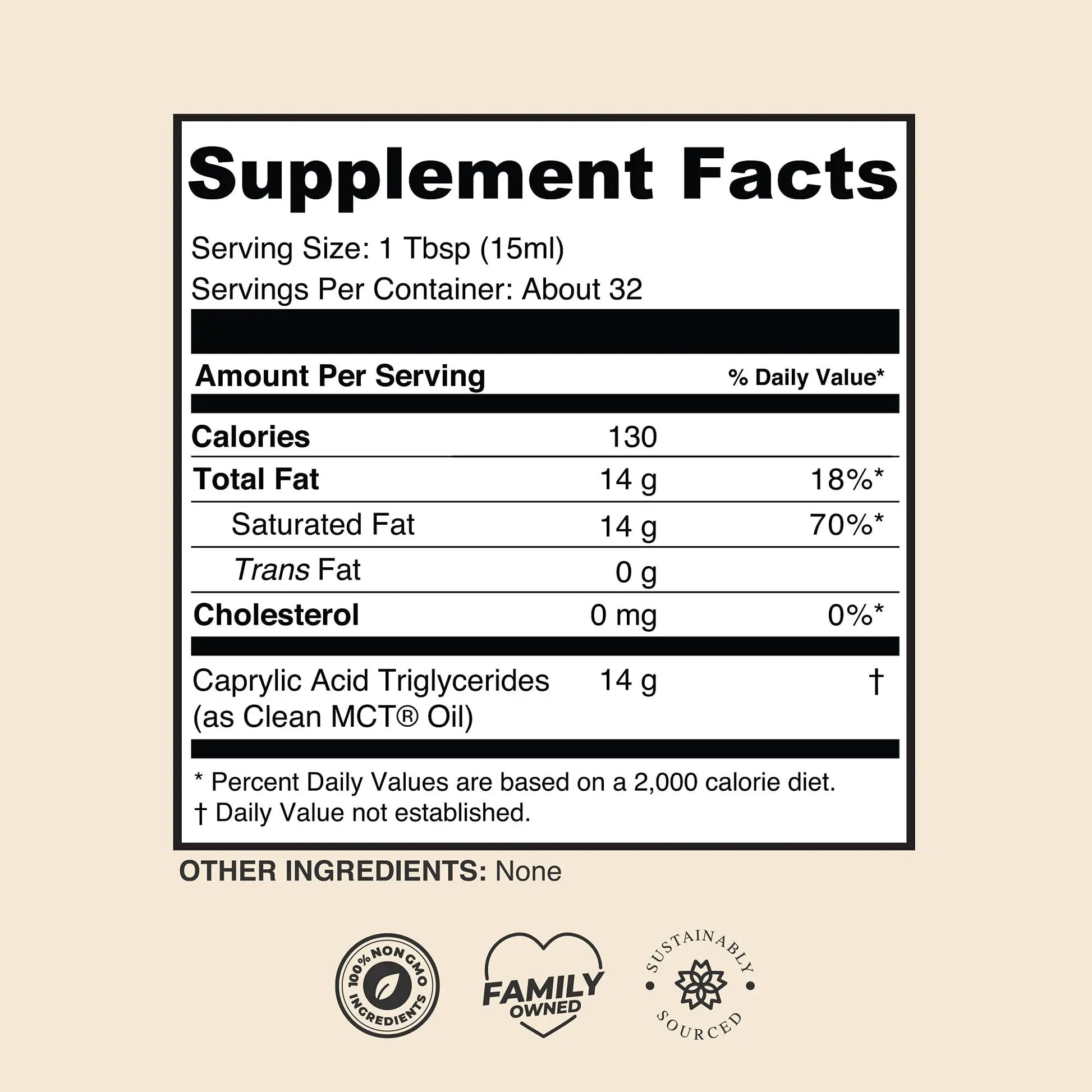 LevelUp Clean MCT Oil - 100% Caprylic C8 for Energy, Focus, Weight Management LevelUp Au supplements