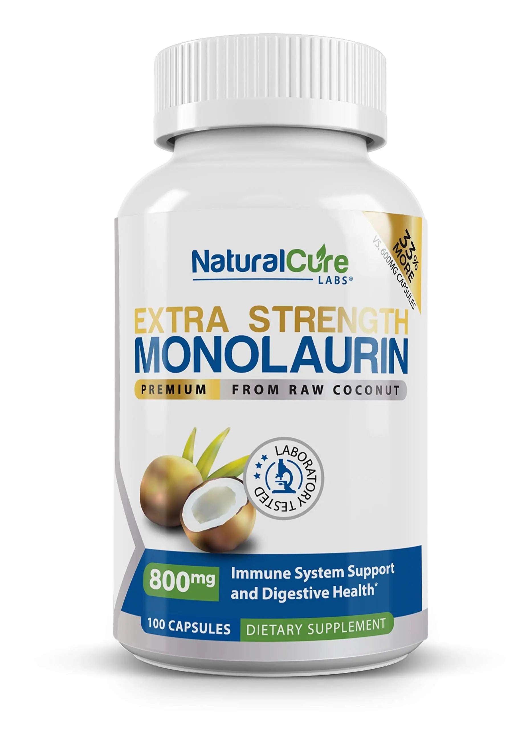 Extra Strength Stack: Monolaurin 800mg + Clean L-Lysine 600mg + Andrographis, Advanced Immune Support Routine Bundle Natural Cure Labs Au supplements