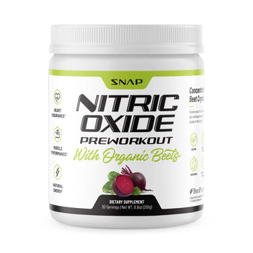 Snap Supplements Preworkout Beet Root Powder, Nitric Oxide Pre Workout with Organic Snap Supplements Au supplements