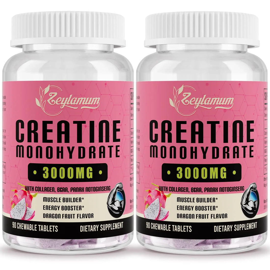 Creatine Monohydrate for Women, Creatine Supplement 3000mg, with Hydrolyzed Zeylamum Au supplements