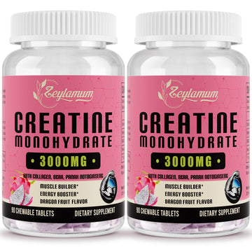 Creatine Monohydrate for Women, Creatine Supplement 3000mg, with Hydrolyzed Zeylamum Au supplements