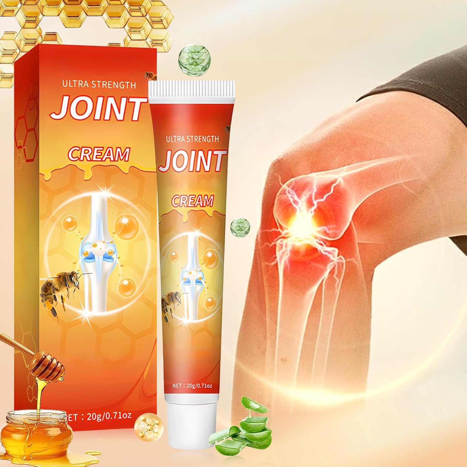 XiuFa 3PCS Joint Cream, Bee Venom Joint Repair Cream, for Back, Neck, Feet, Shoulder XiuFa Au supplements