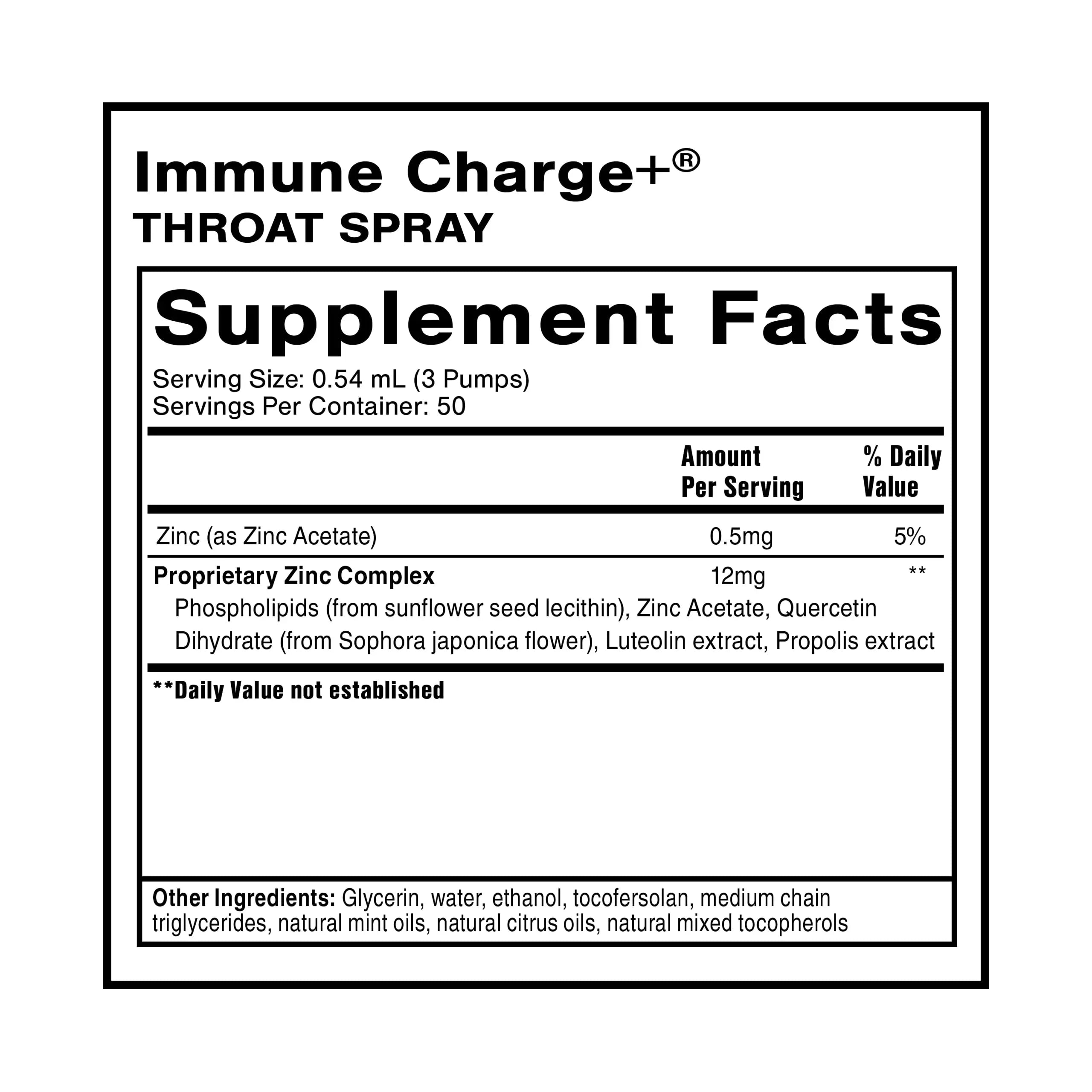 Quicksilver Scientific Immune Charge+ Zinc Throat Spray - Immune Support Liquid Supplement with Quercetin - 'Throat Coat' with Liposomal Absorption Technology (0.9 fl oz / 27ml) Quicksilver Scientific Au supplements