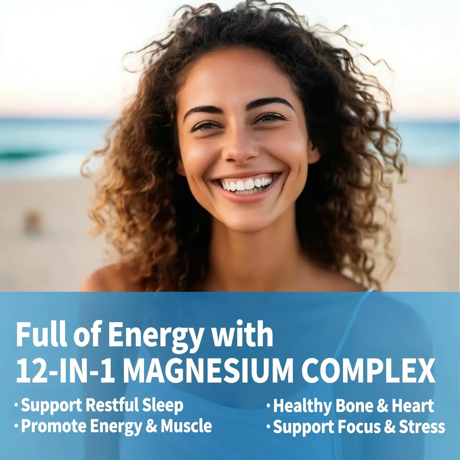 Magnesium Complex 12 in 1 Supplement for Women & Men 700mg, Magnesium Glycinate with Vitamin D3 K2, Citrate Malate Oxide Taurate Aspartate Orotate, for Relaxation, Heart, Energy, Muscle, 120 Capsules Qmiozzy Au supplements