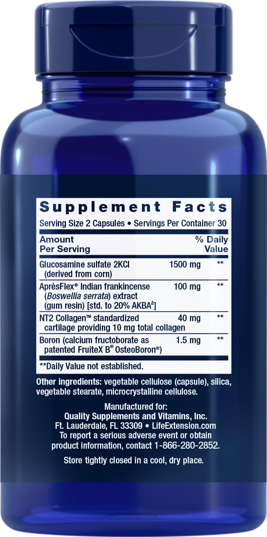 Life Extension ArthroMax Advanced with NT2 Collagen & ApresFlex, 60 Capsules (Pack of 2) Life Extension Au supplements