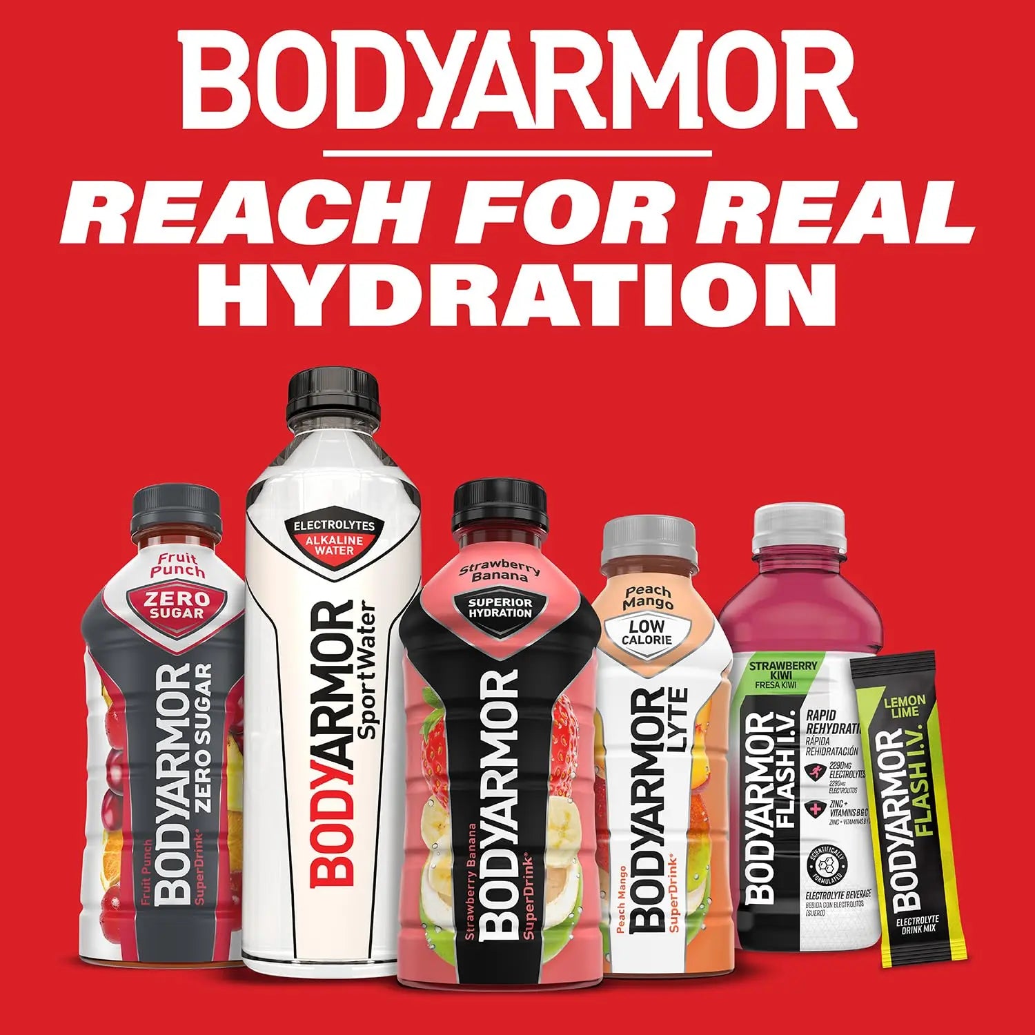 BODYARMOR LYTE Sports Drink Low-Calorie Sports Beverage, Peach Mango, Coconut BODYARMOR Au supplements