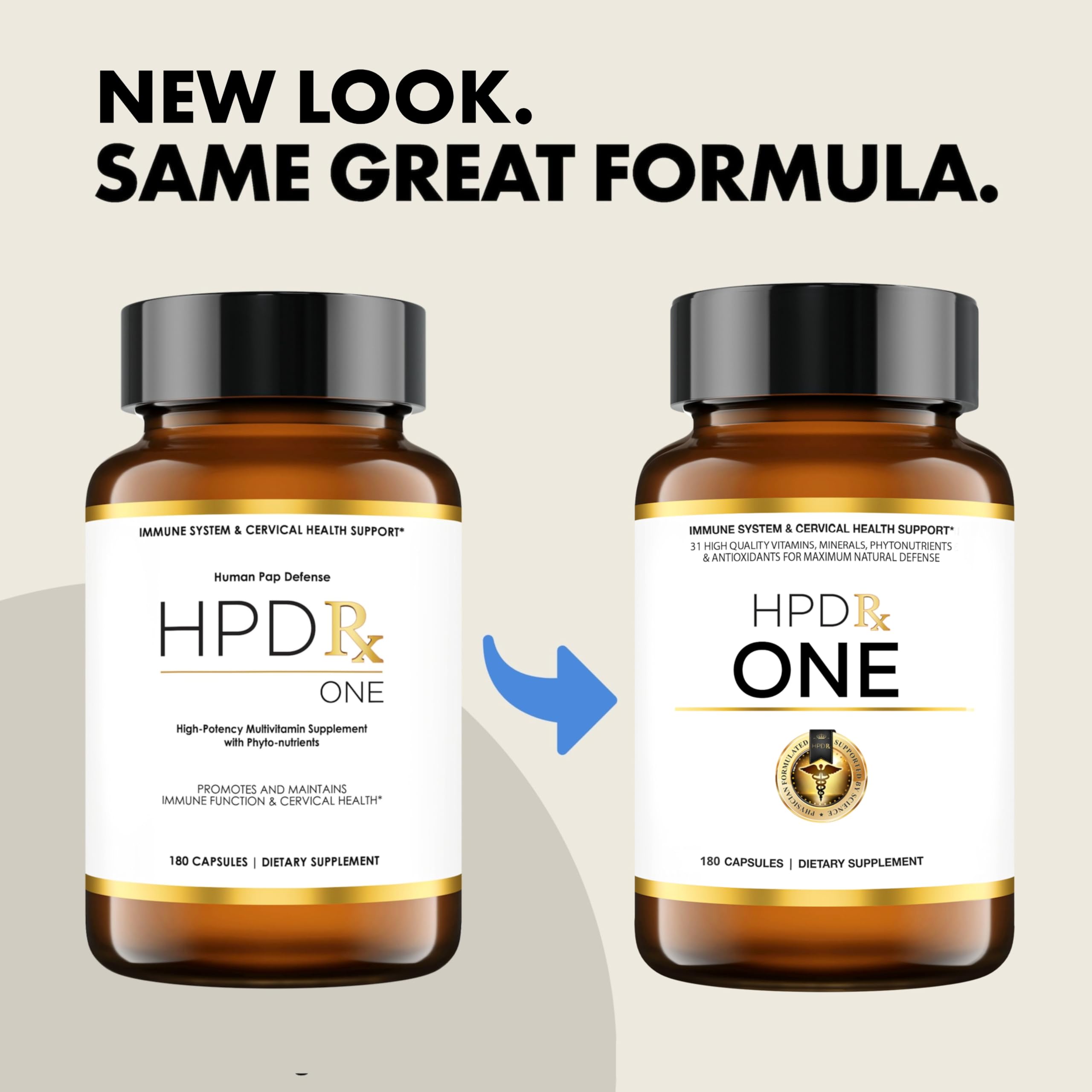 HPD Rx ONE Immunity Boost Multivitamin | HPV Supplements for Women and Men, 2 Pack HPD Rx Au supplements