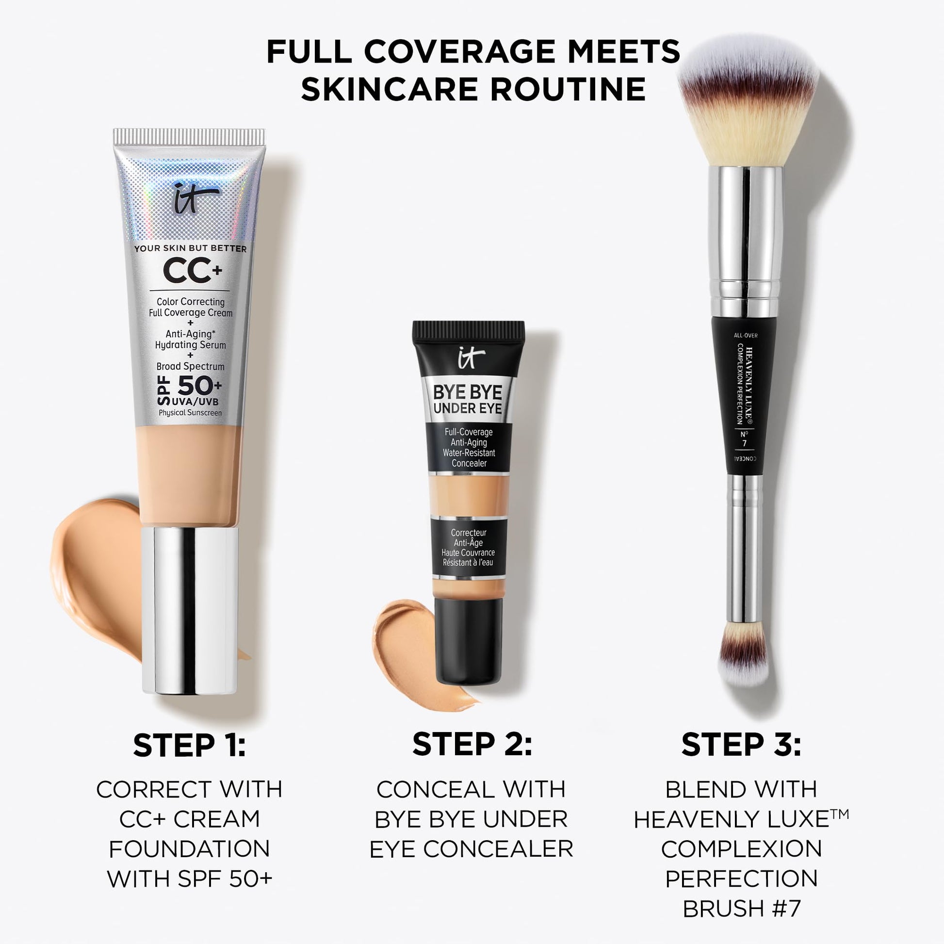 IT Cosmetics Bye Bye Under Eye Concealer (Light Nude) - Water-Resistant, Full Coverage Brightening Concealer For Dark Circles, Fine Lines, Redness & Discoloration, Anti-Aging, 24H Wear - 0.4 fl oz IT Cosmetics Au supplements