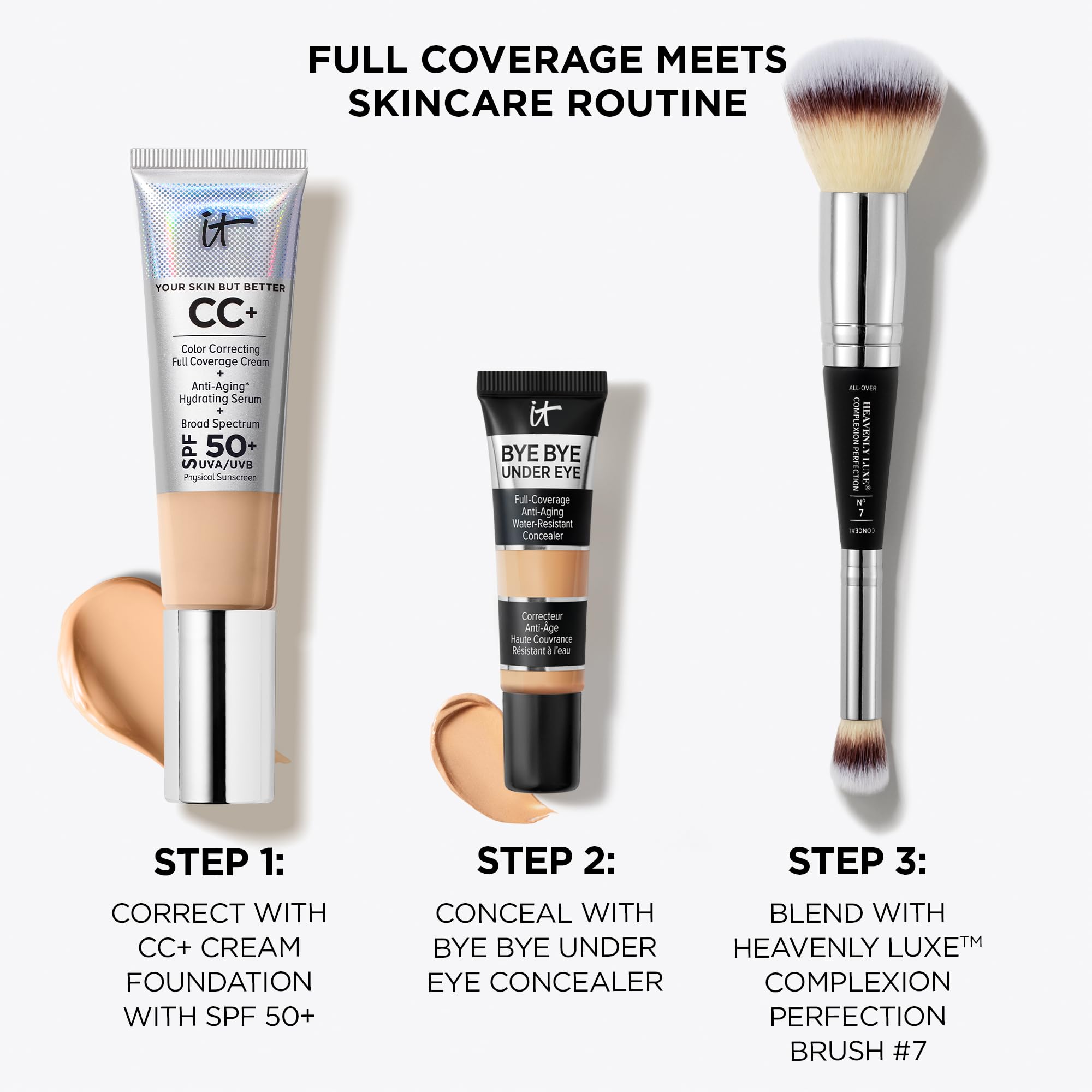 IT Cosmetics Bye Bye Under Eye Concealer (Light Nude) - Water-Resistant, Full Coverage Brightening Concealer For Dark Circles, Fine Lines, Redness & Discoloration, Anti-Aging, 24H Wear - 0.4 fl oz IT Cosmetics Au supplements