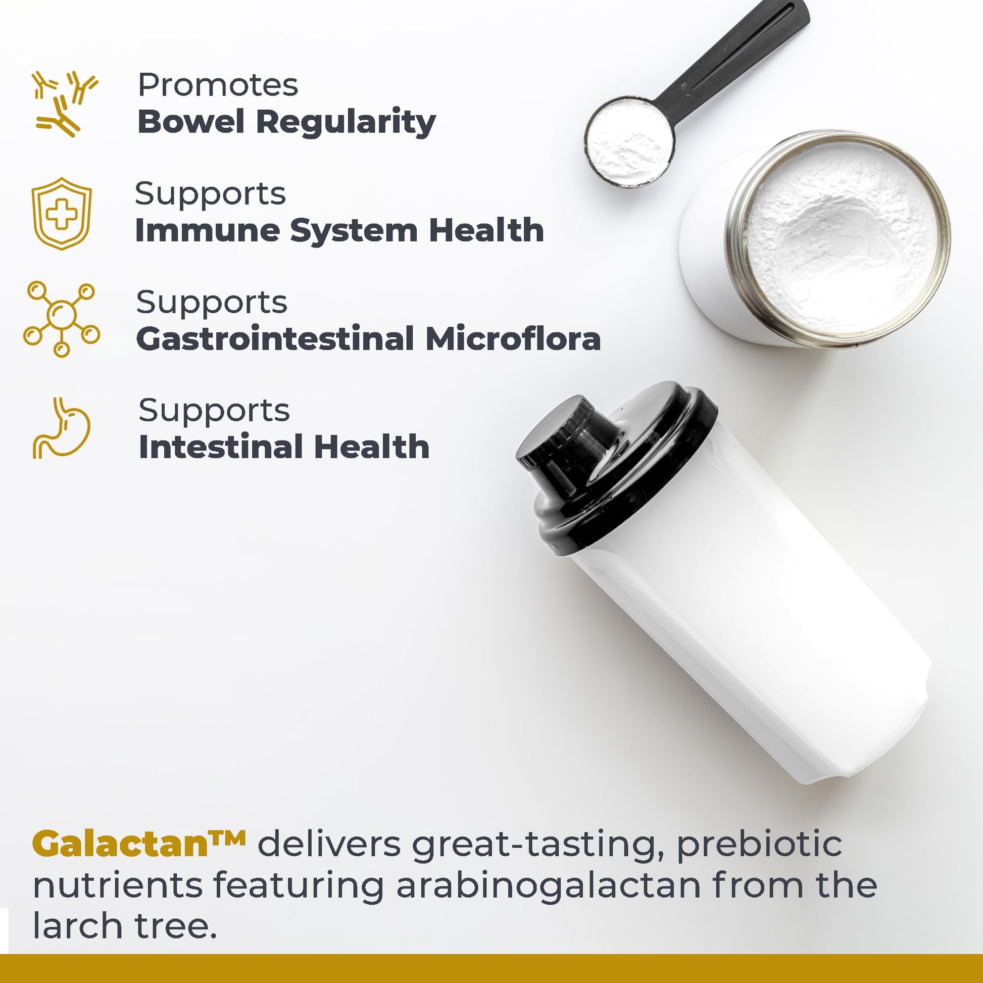 Premier Research Labs Galactan - Larch Arabinogalactan Powder for Men & Women, Prebiotic Fiber Powder for Healthy Gut Microbiome, Larch Tree Extract, Calcium - 8 oz Premier Research Labs Au supplements