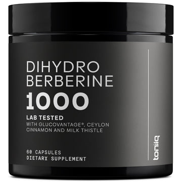 Toniiq Dihydroberberine Supplement - Ultra High Potency 1,000mg Formula with GlucoVantage, 10:1 Ceylon Cinnamon & 50:1 Milk Thistle - Third-Party Lab Tested Toniiq Au supplements