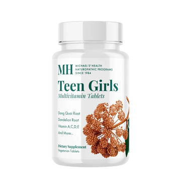 MICHAEL'S Health Naturopathic Programs Teen Girls Multivitamin - 90 Vegetarian Tablets - with B Complex Vitamins MICHAEL'S Au supplements