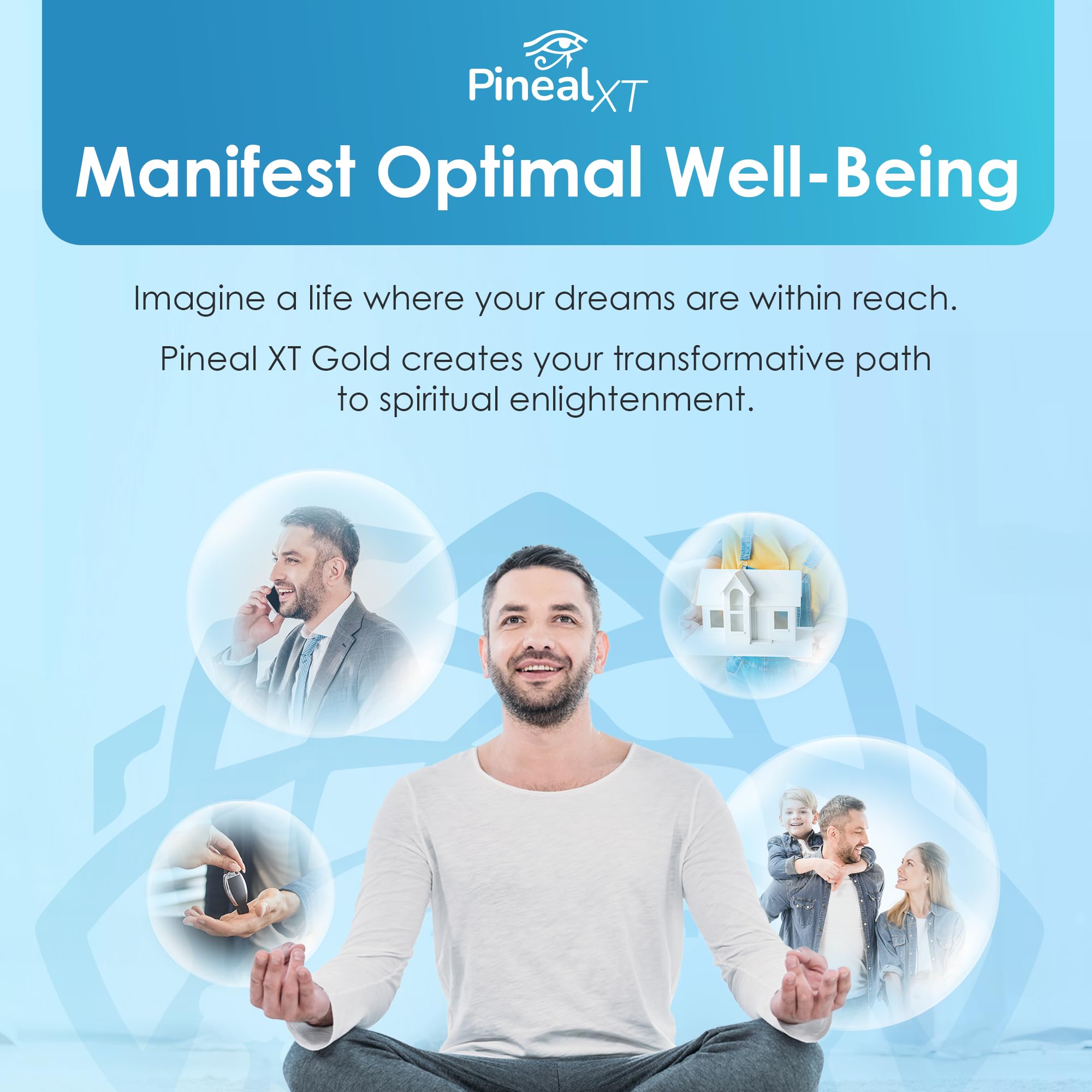 Nutraville Pineal XT Gold - Pineal Gland Supplement - Third Eye Awakening - Focus and Memory Supplement for Brain - 7 Powerful Ingredients Decalcify, Detox, and Activate Your Pineal Gland, 2 Pack Nutraville Au supplements