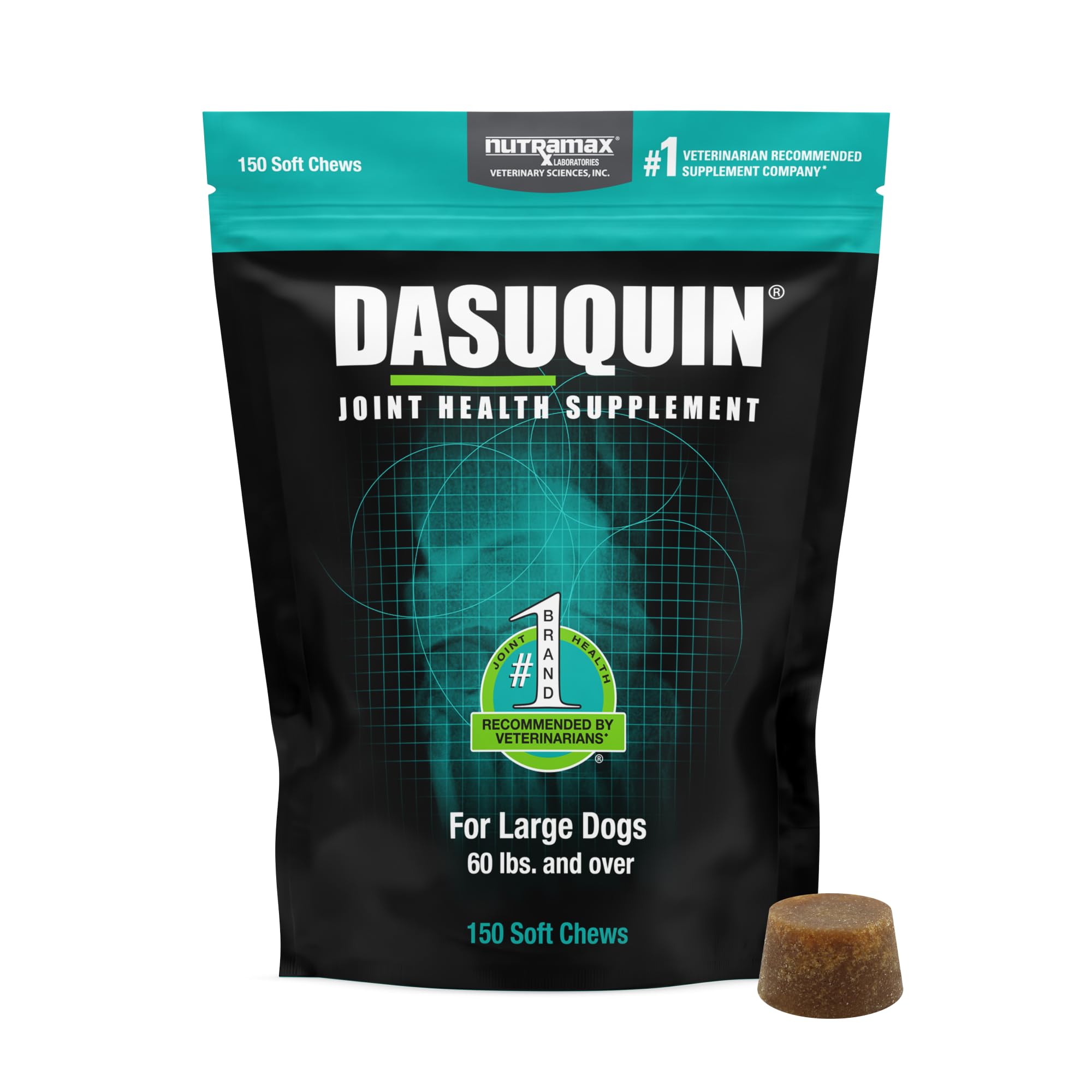 Nutramax Dasuquin for Large Dogs, Joint Health Supplement, Contains Glucosamine for Dogs, Plus Chondroitin, ASU and More, Supports Healthy Joints, Soft Chews, 150 Count Nutramax Laboratories Au supplements