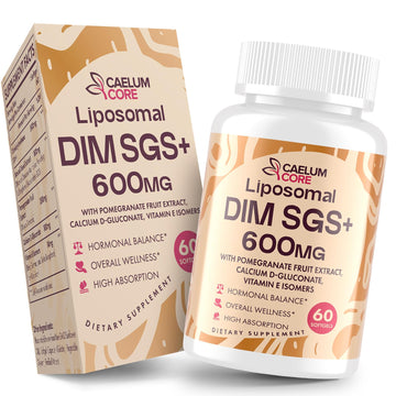 CEALMU CORE Liposomal DIM SGS Supplement - Estrogen Supplements for Women & Men Contains Sulforaphane Glucosinolate, Vitamin E, Pomegranate Fruit - Support Detox and Antioxidant (1 Pack) CEALMU CORE Au supplements