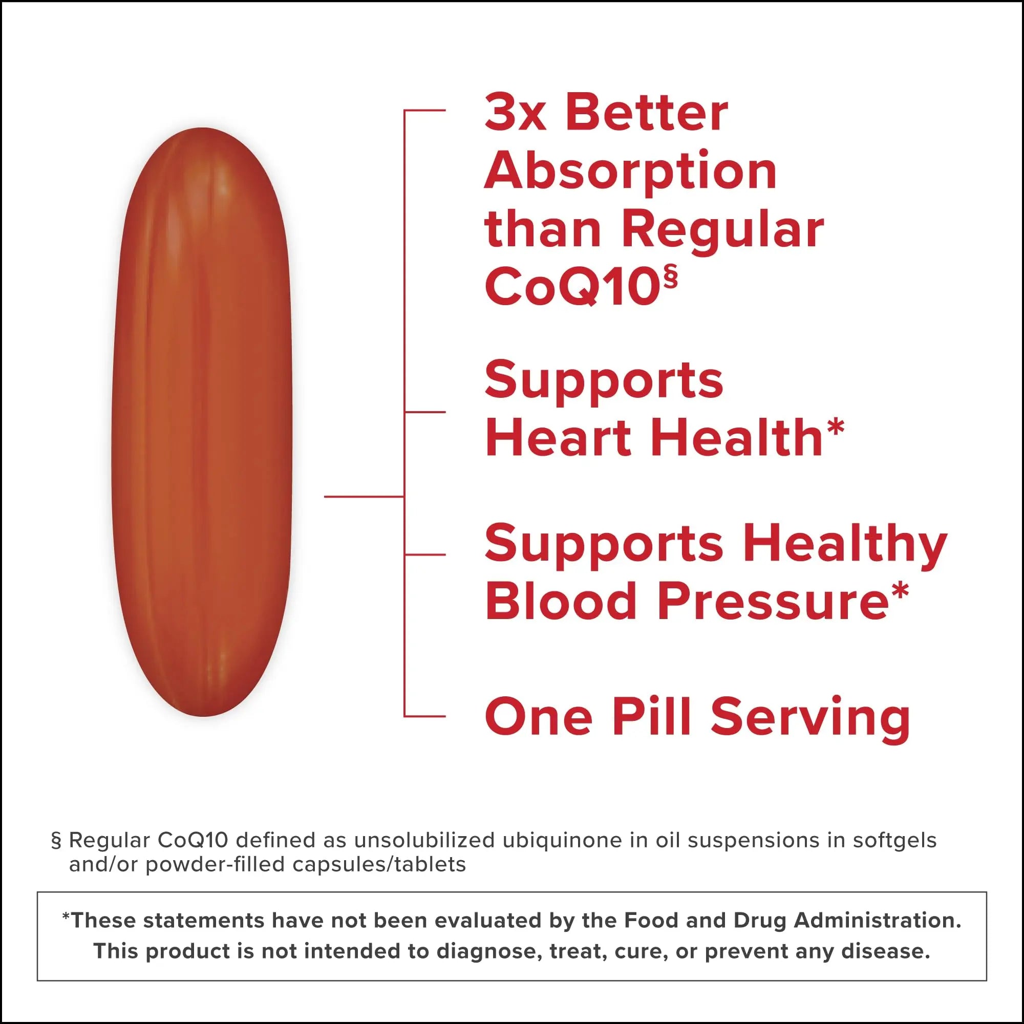 Qunol Ultra CoQ10 100mg Softgels- 3x Better Absorption, Antioxidant for Heart Health & Energy Production, Coenzyme Q10 Vitamins Qunol Au supplements