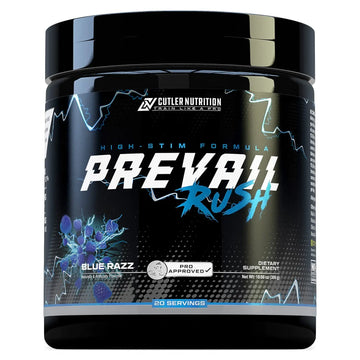 Cutler Nutrition High Stim Pre Workout Powder Prevail Rush Preworkout for Men & Women Cutler Nutrition Au supplements