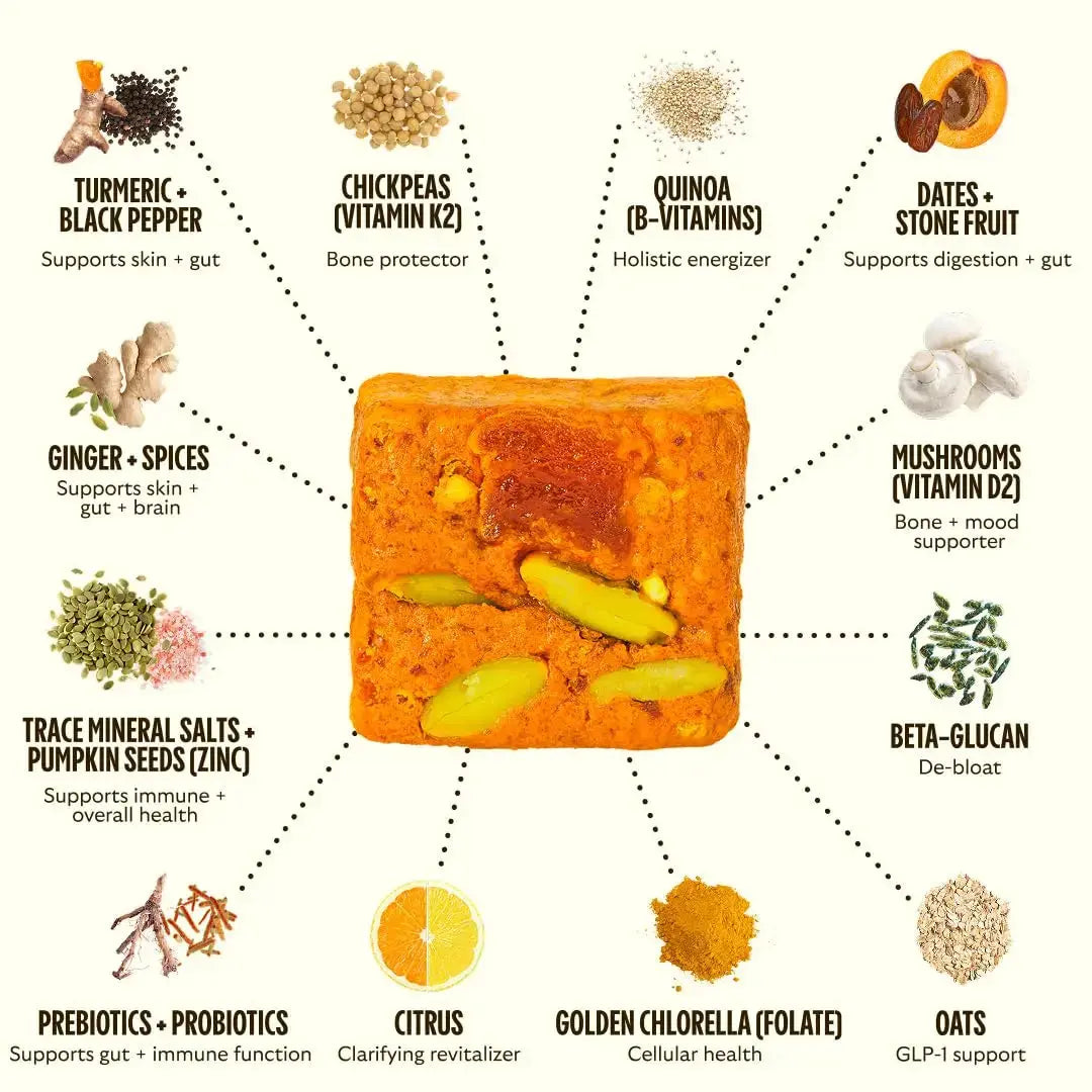 GEM Daily Bite for Women & Men, with 20+ Vitamins, Minerals & Superfoods Like Zinc, Vitamin D, B-Complex, K, Turmeric, Fiber & Prebiotics GEM Au supplements