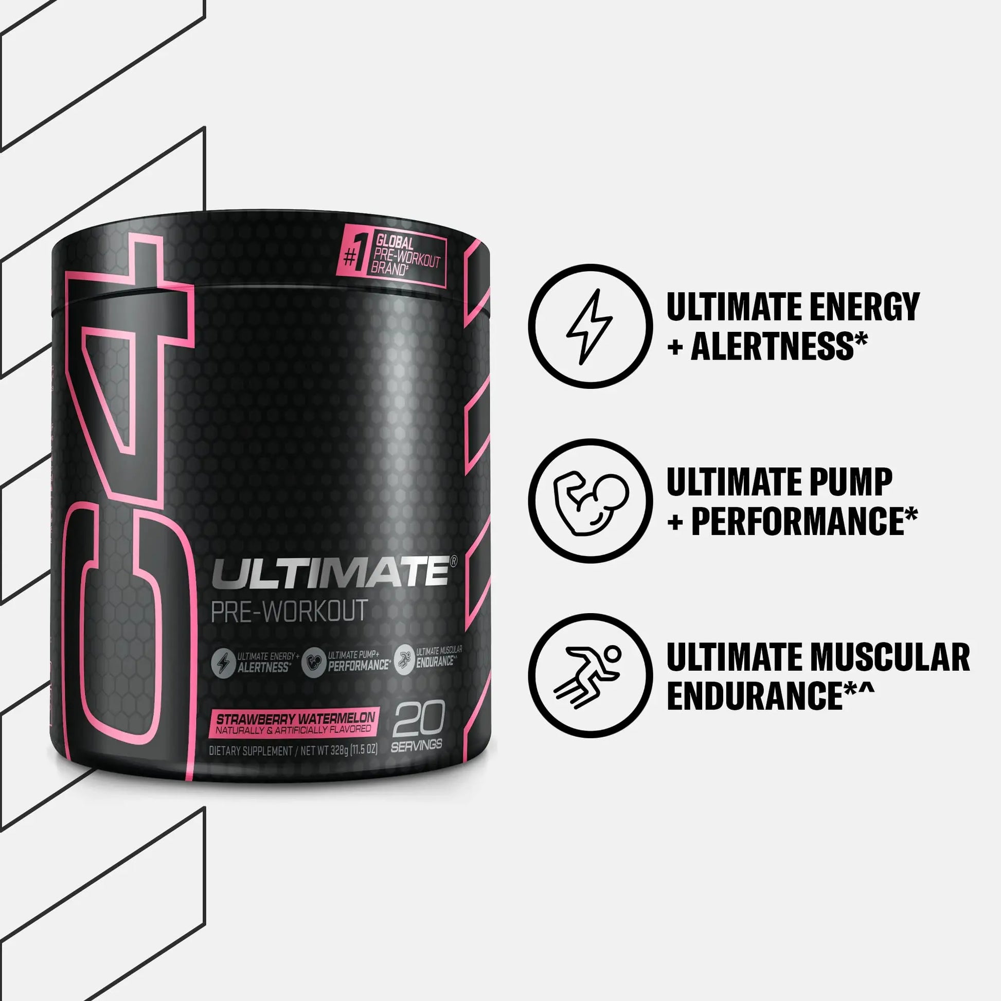 Cellucor C4 Ultimate Pre Workout Powder Strawberry Watermelon - Sugar Free Cellucor Au supplements