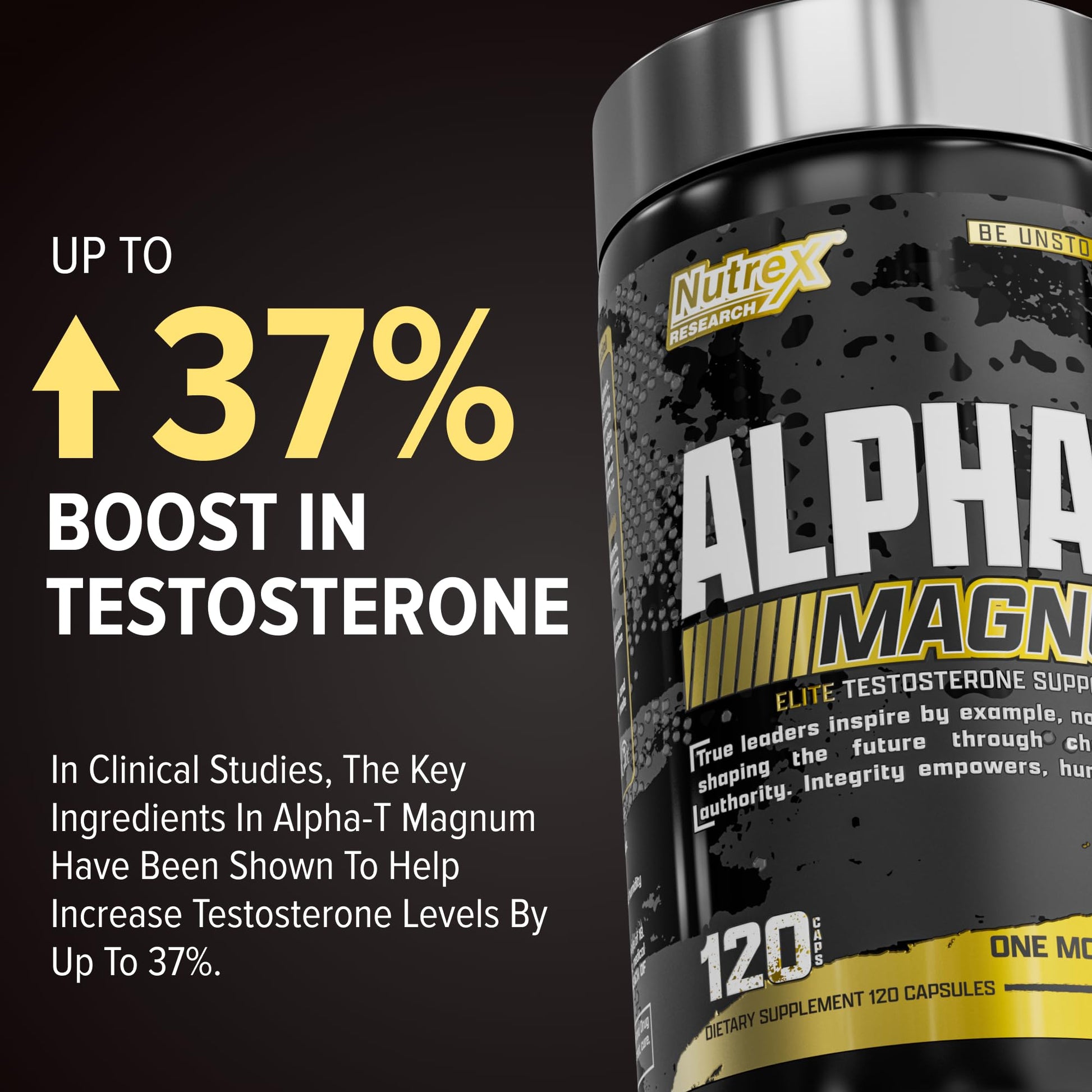 Nutrex Research Alpha-T Magnum Testosterone Support for Men | Anabolic Supplement with Tongkat Ali, Fadogia Agrestis, Shilajit and Ashwagandha | Muscle Builder for Strength, Growth & Hormone Balance Nutrex Research Au supplements